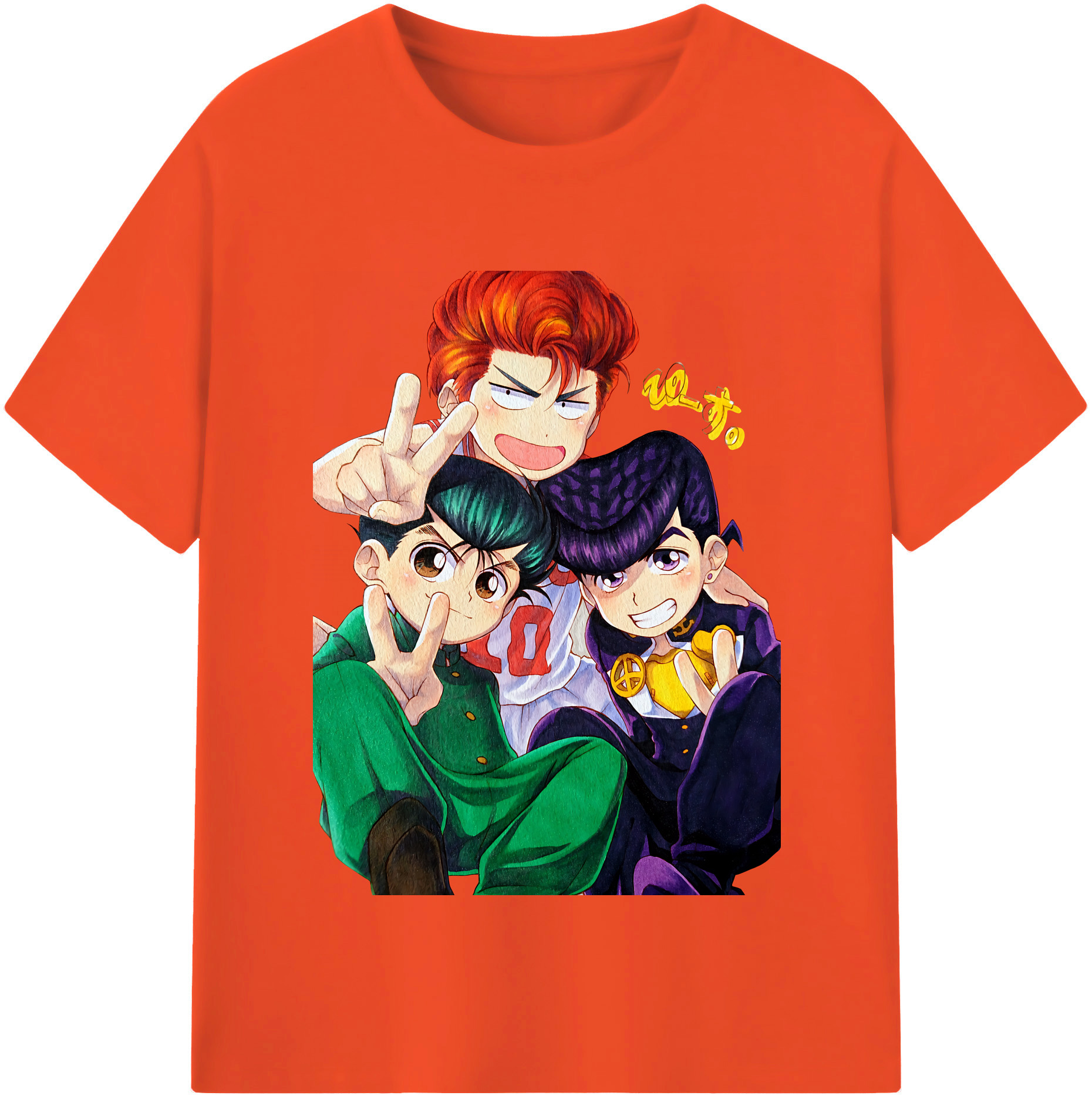 SLAM DUNK／スラムダンク 綿100％半袖Tシャツ（フロントプリント）