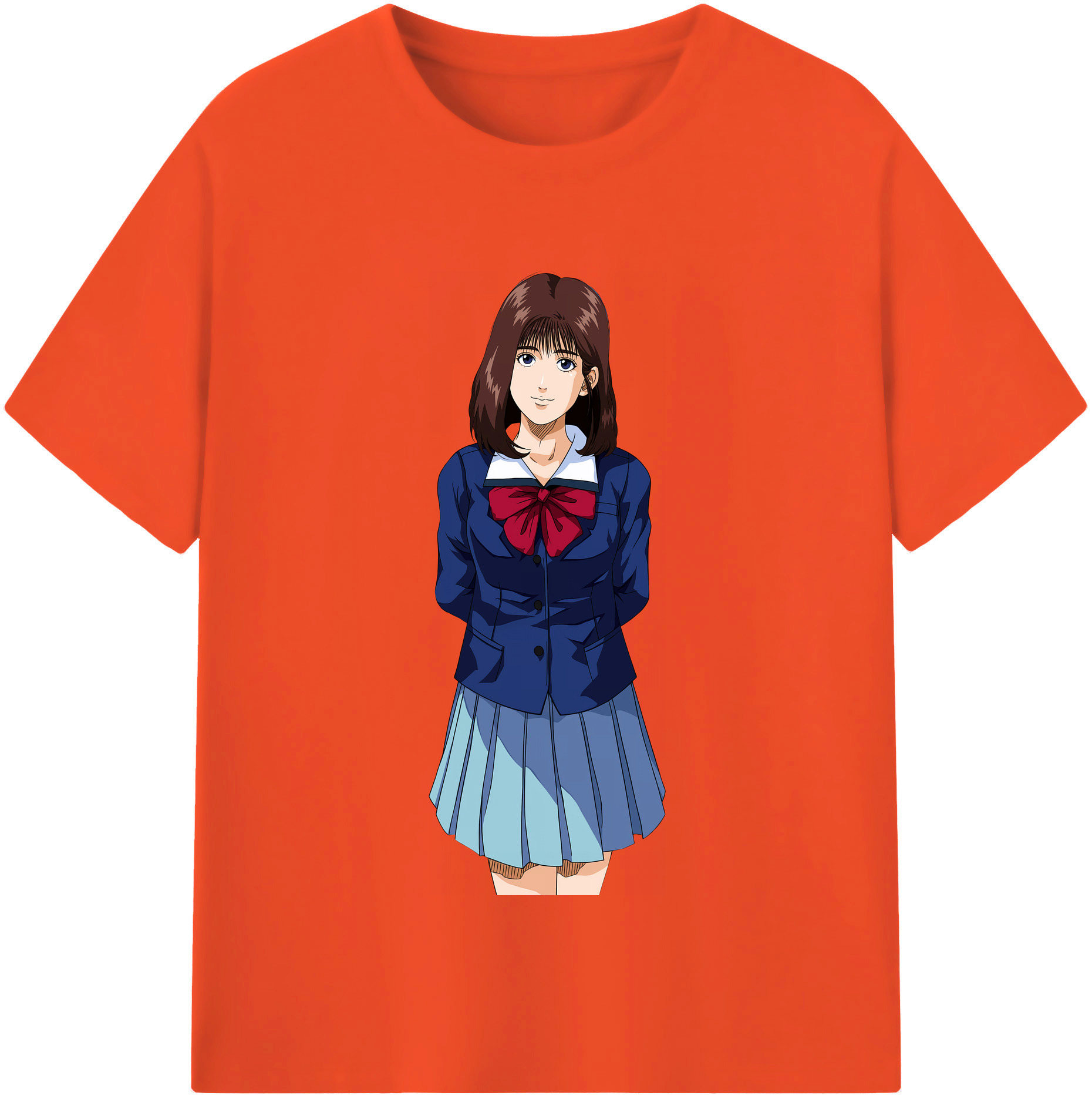 SLAM DUNK／スラムダンク 綿100％半袖Tシャツ（フロントプリント）