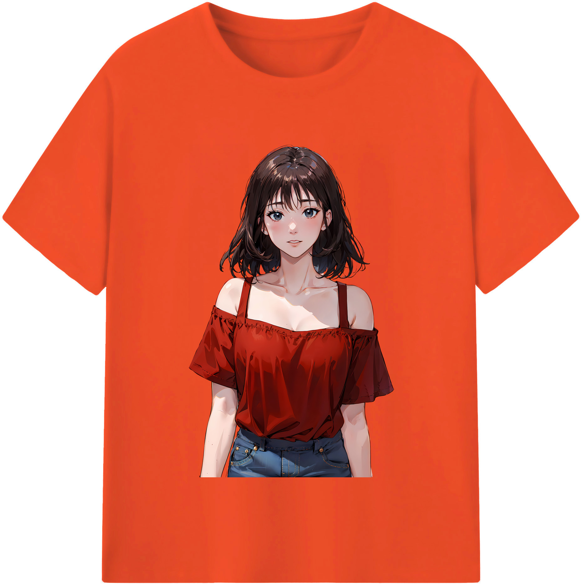 SLAM DUNK／スラムダンク 綿100％半袖Tシャツ（フロントプリント）