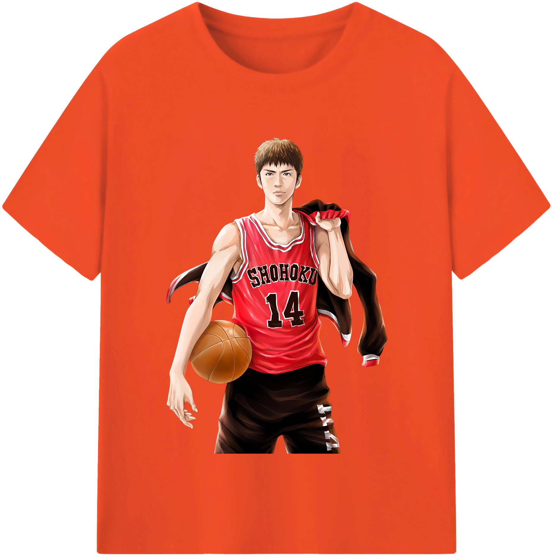（画像用） SLAM DUNK／スラムダンク 綿100％半袖Tシャツ（フロントプリント）