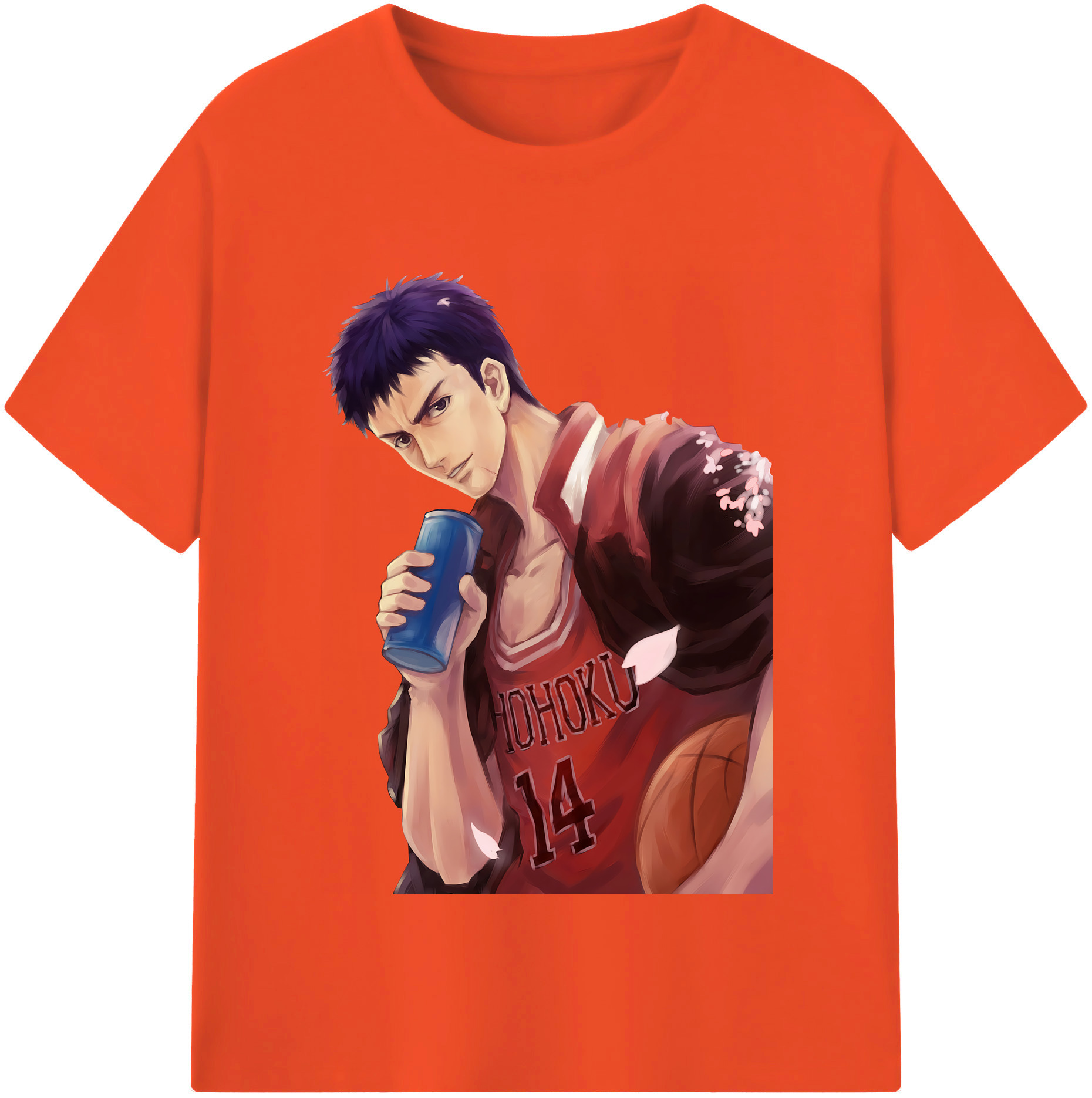 （画像用） SLAM DUNK／スラムダンク 綿100％半袖Tシャツ（フロントプリント）
