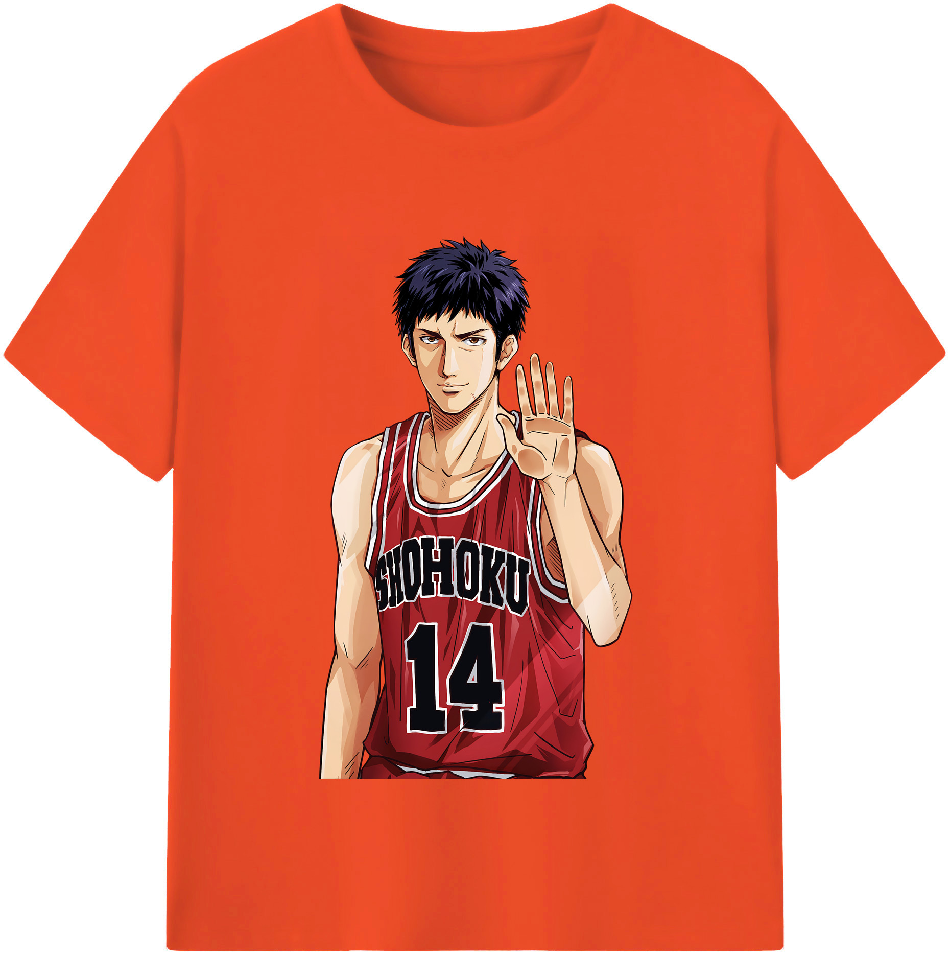（画像用） SLAM DUNK／スラムダンク 綿100％半袖Tシャツ（フロントプリント）