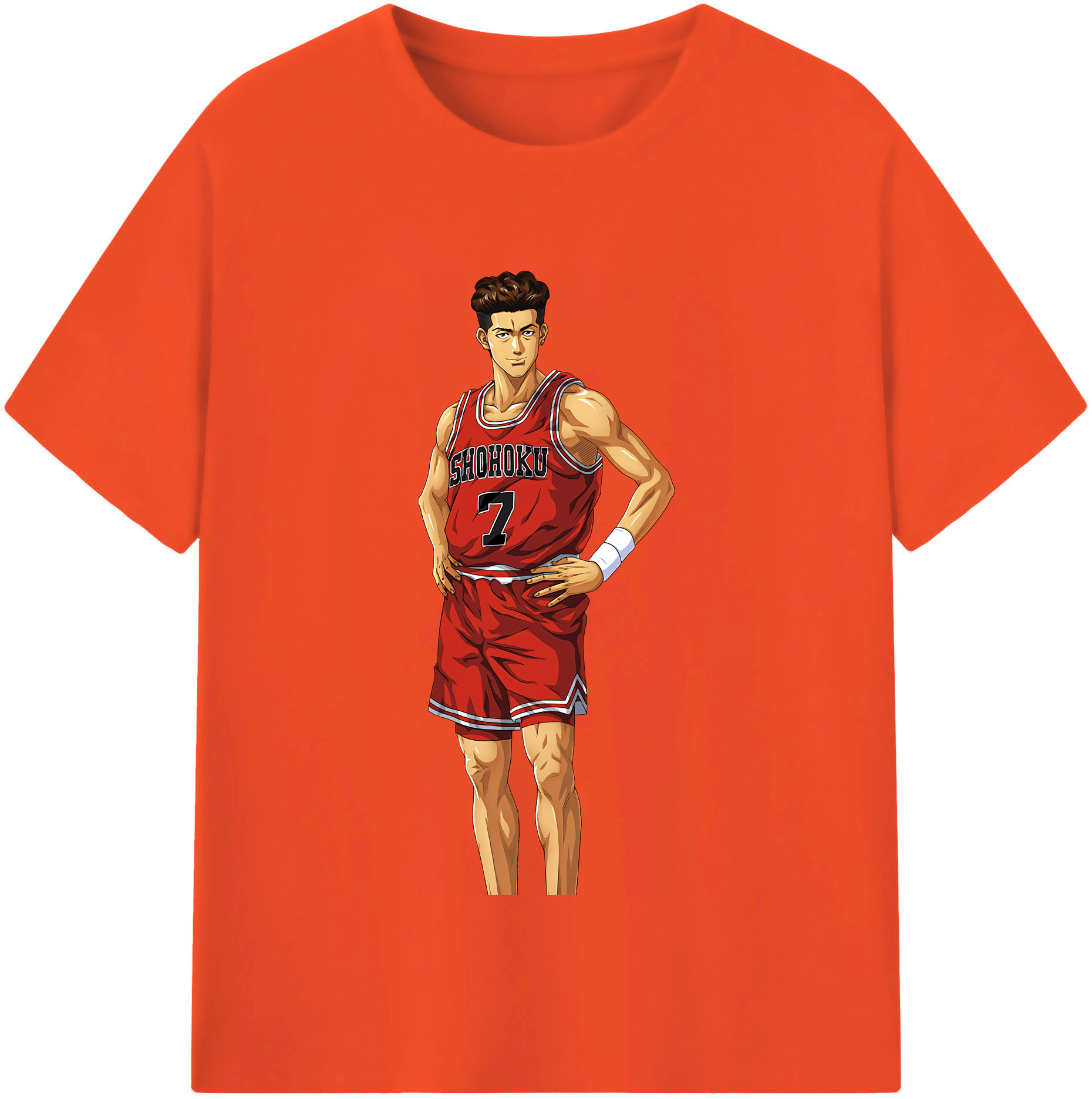 （画像用） SLAM DUNK／スラムダンク 綿100％半袖Tシャツ（フロントプリント）