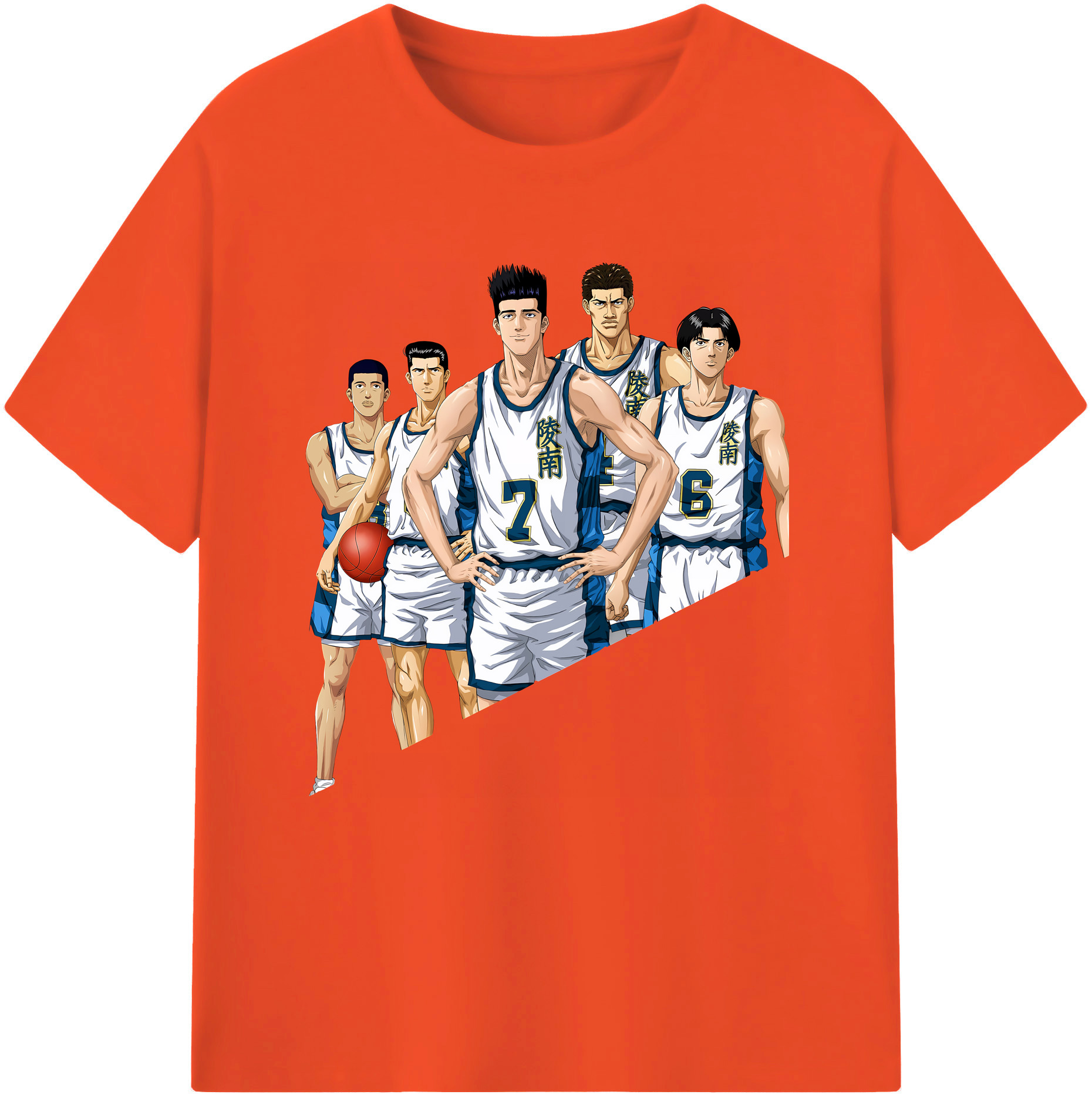 （画像用） SLAM DUNK／スラムダンク 綿100％半袖Tシャツ（フロントプリント）