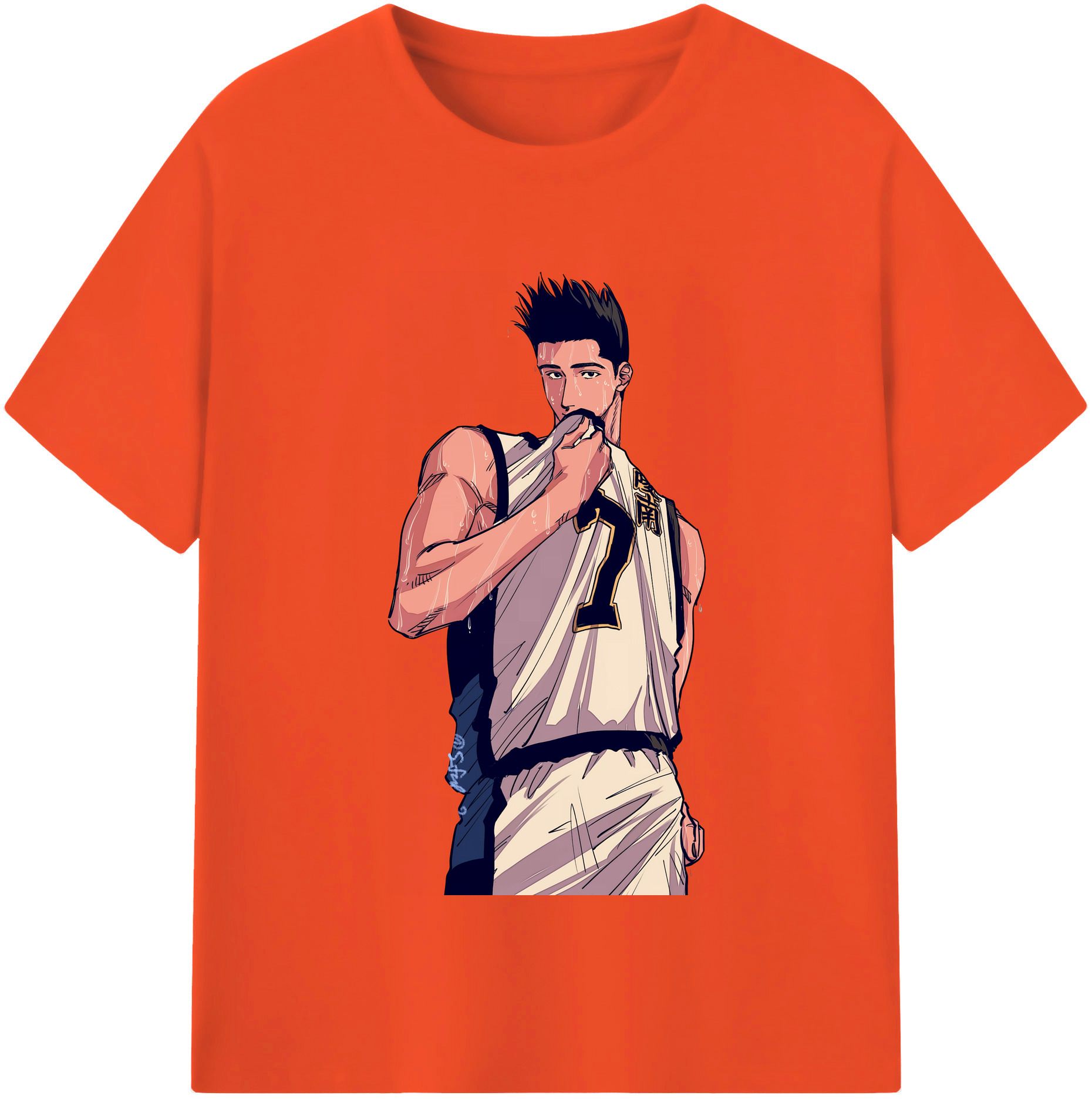 （画像用） SLAM DUNK／スラムダンク 綿100％半袖Tシャツ（フロントプリント）