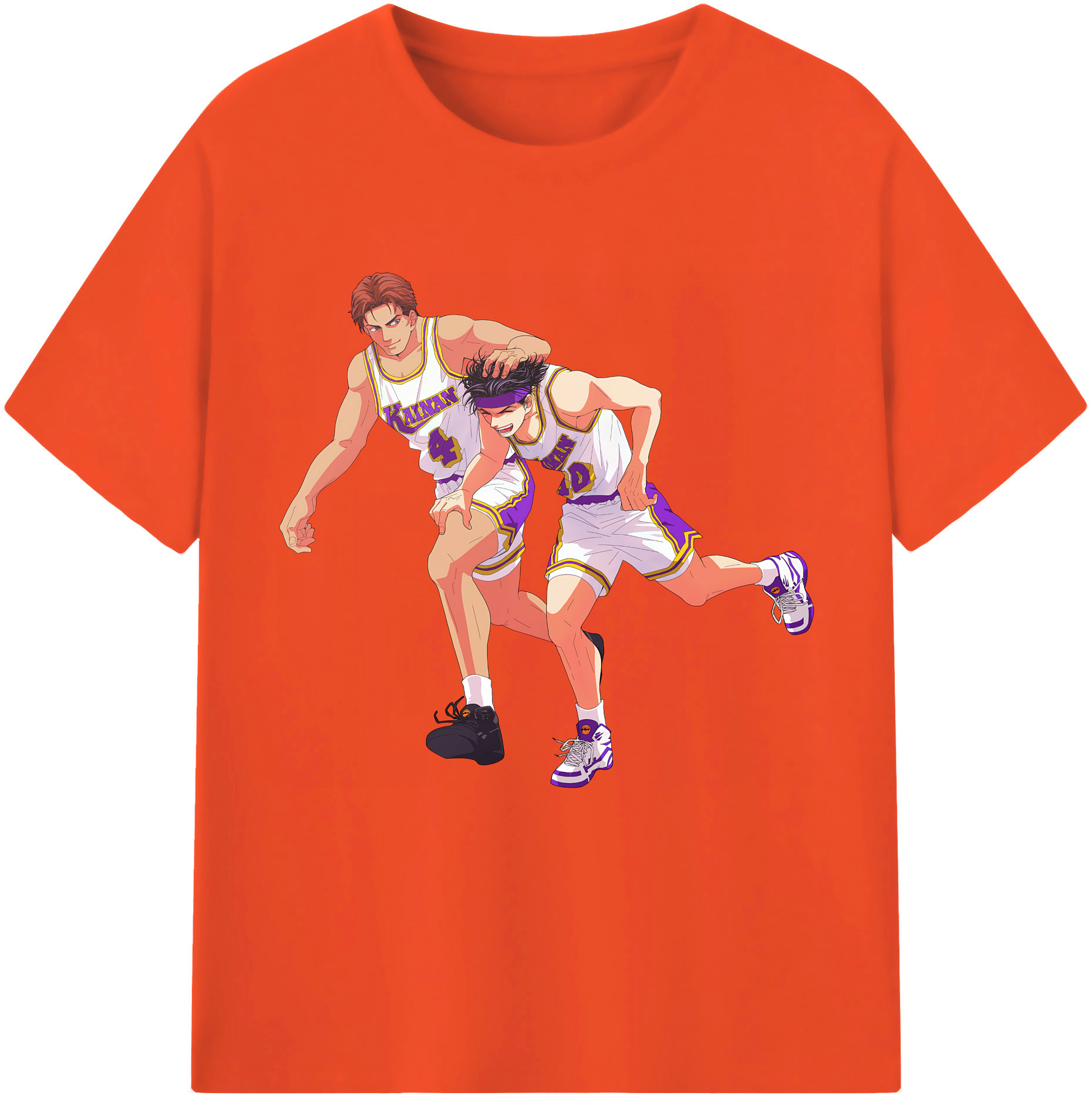 （画像用） SLAM DUNK／スラムダンク 綿100％半袖Tシャツ（フロントプリント）