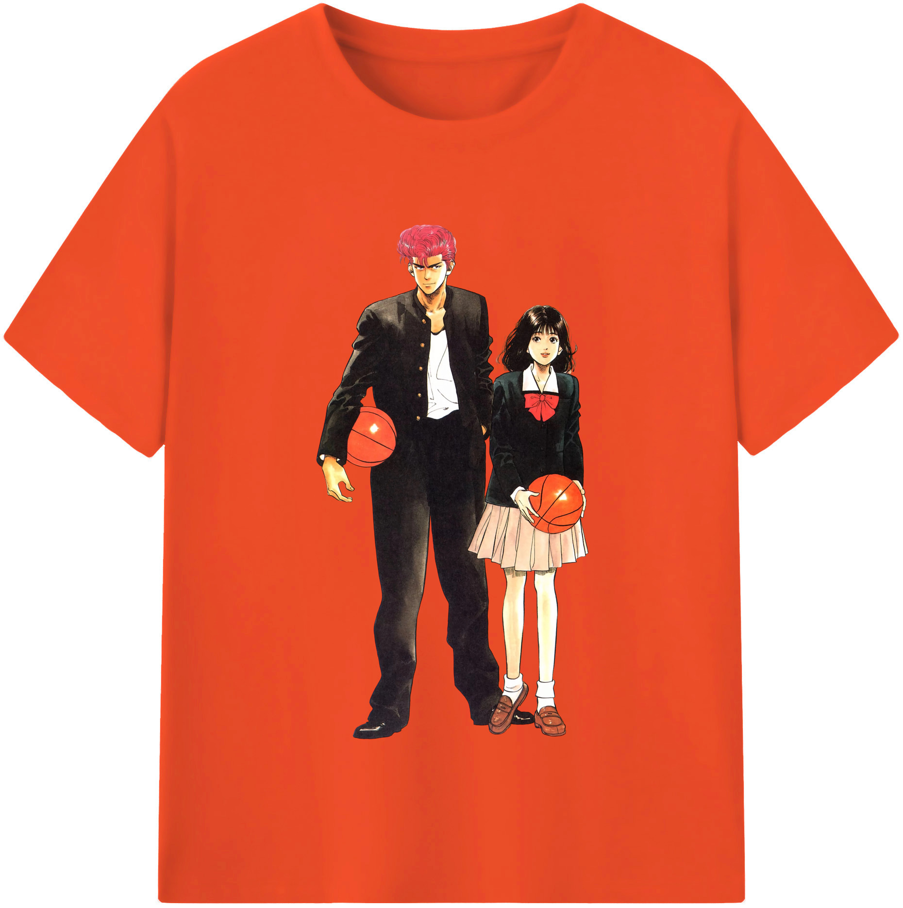 （画像用） SLAM DUNK／スラムダンク 綿100％半袖Tシャツ（フロントプリント）