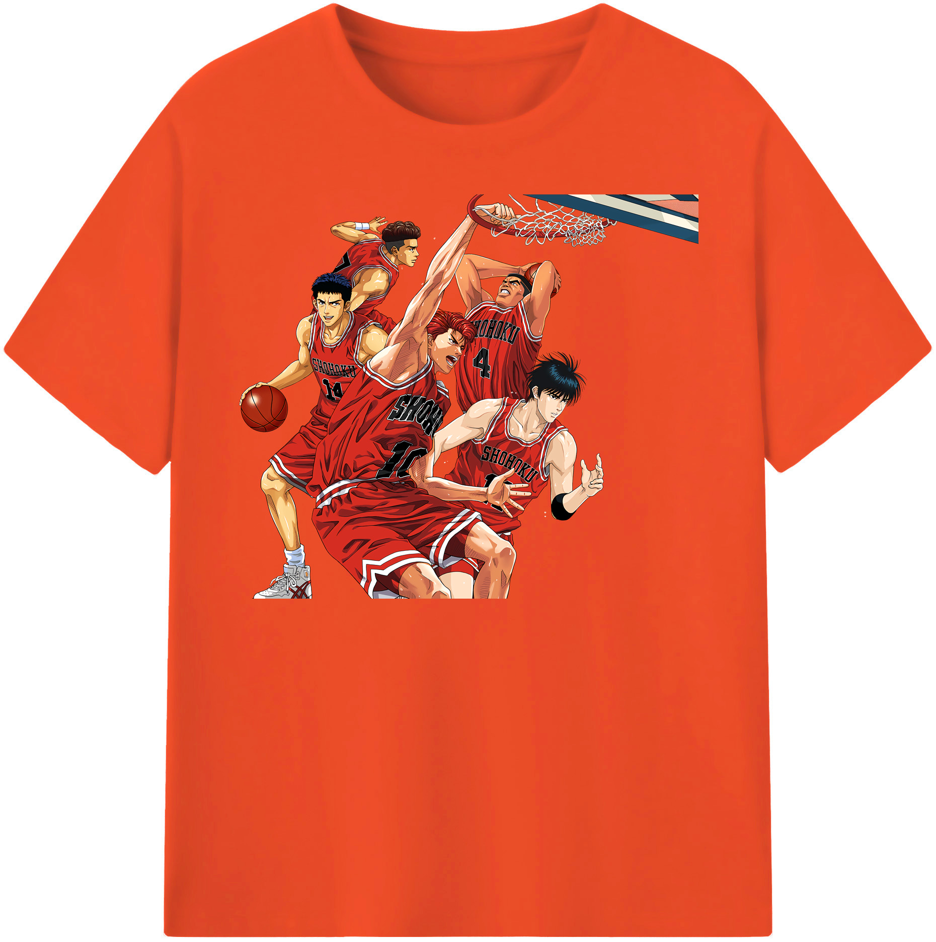 （画像用） SLAM DUNK／スラムダンク 綿100％半袖Tシャツ（フロントプリント）