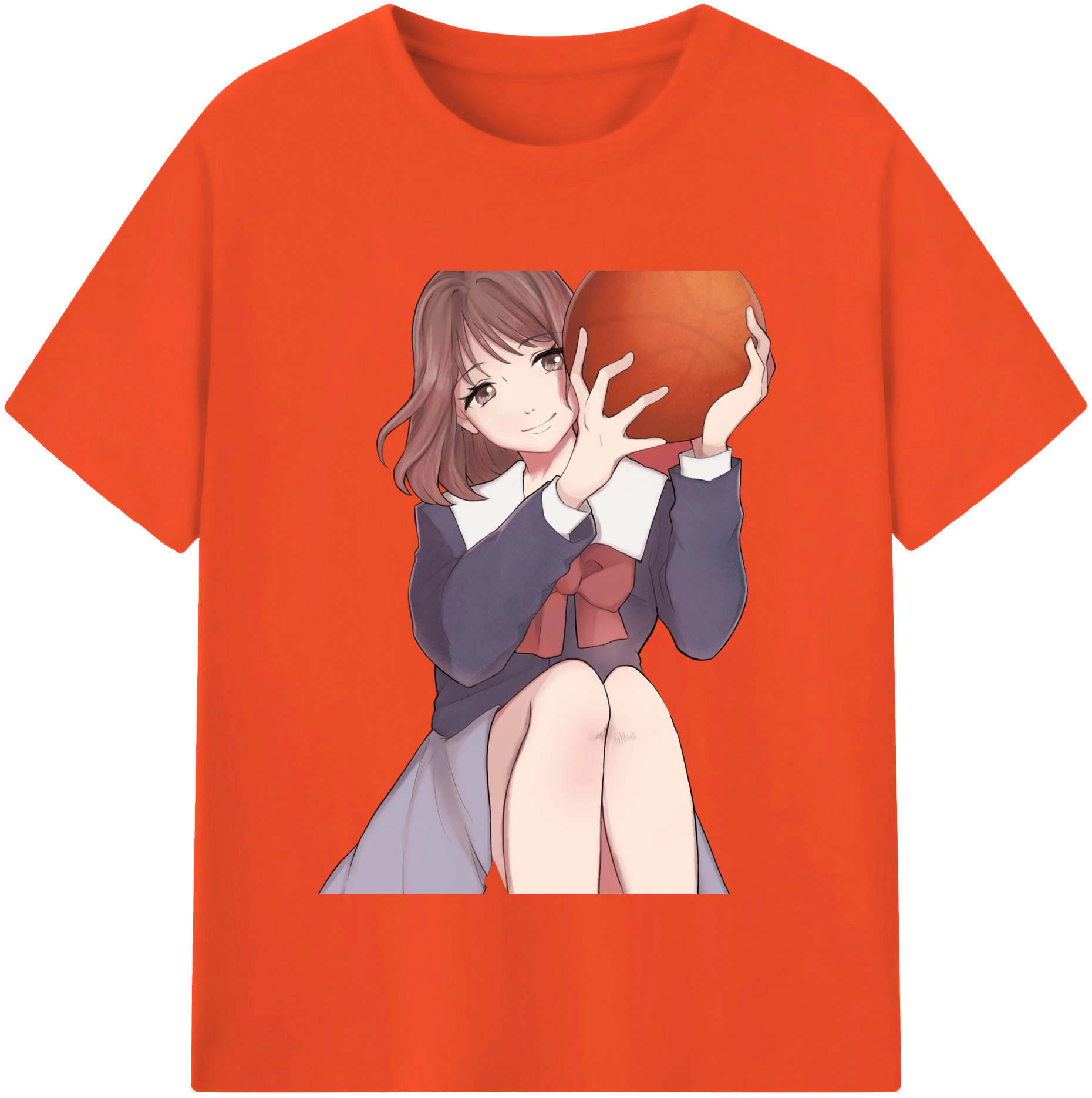 SLAM DUNK／スラムダンク 綿100％半袖Tシャツ（フロントプリント）