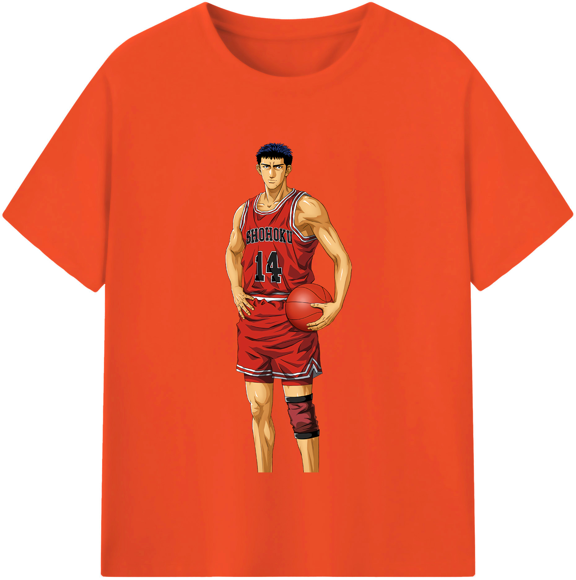SLAM DUNK／スラムダンク 綿100％半袖Tシャツ（フロントプリント）