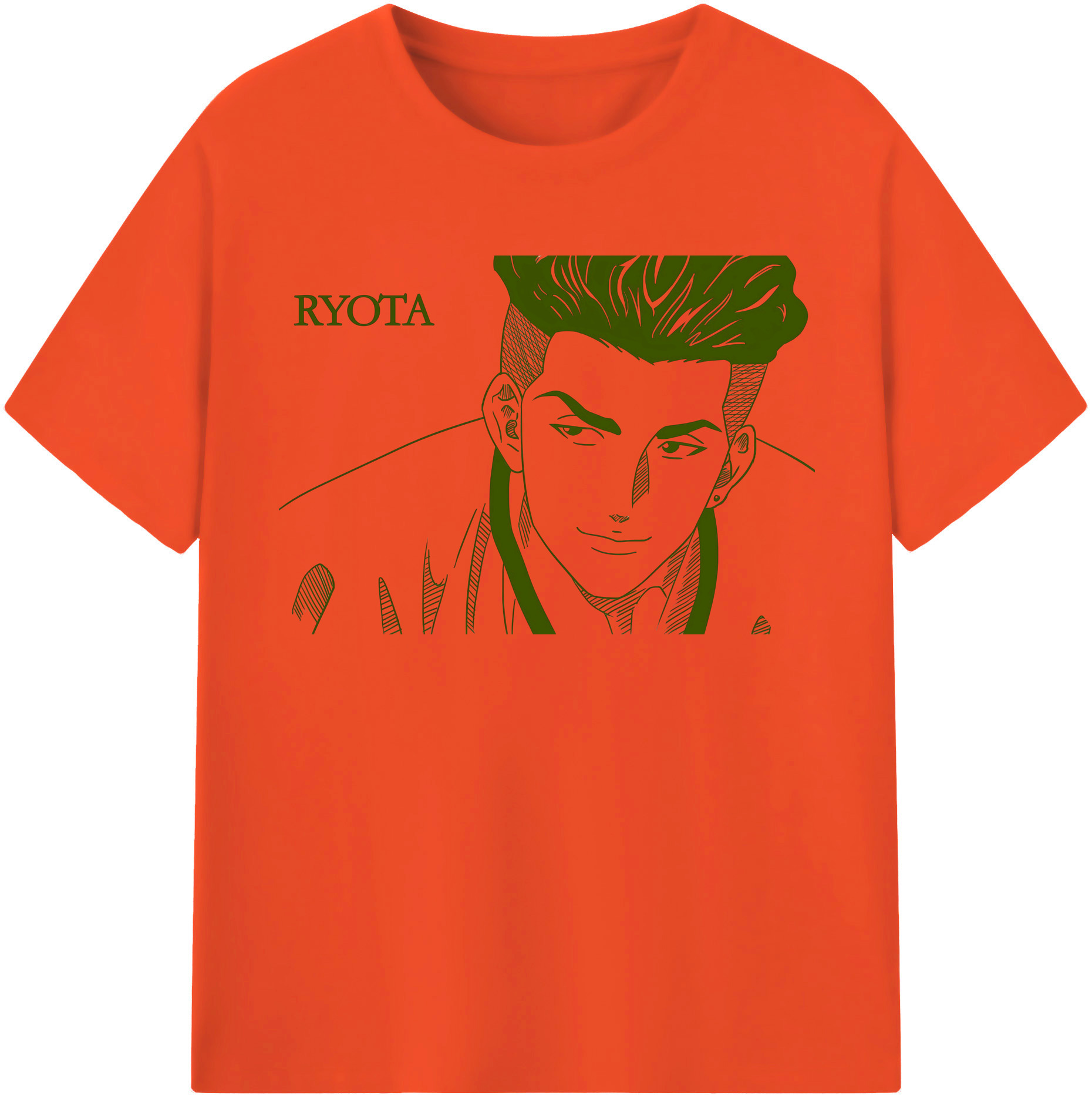 SLAM DUNK／スラムダンク 綿100％半袖Tシャツ（フロントプリント）