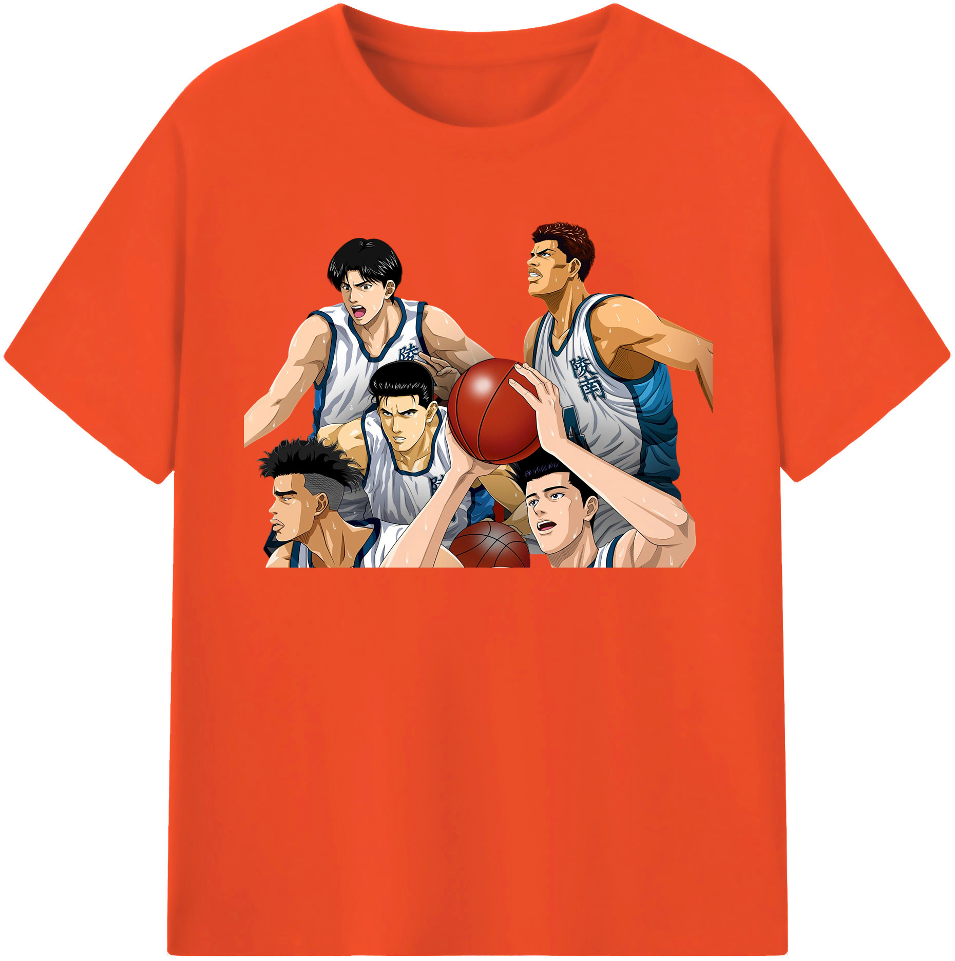 （画像用） SLAM DUNK／スラムダンク 綿100％半袖Tシャツ（フロントプリント）