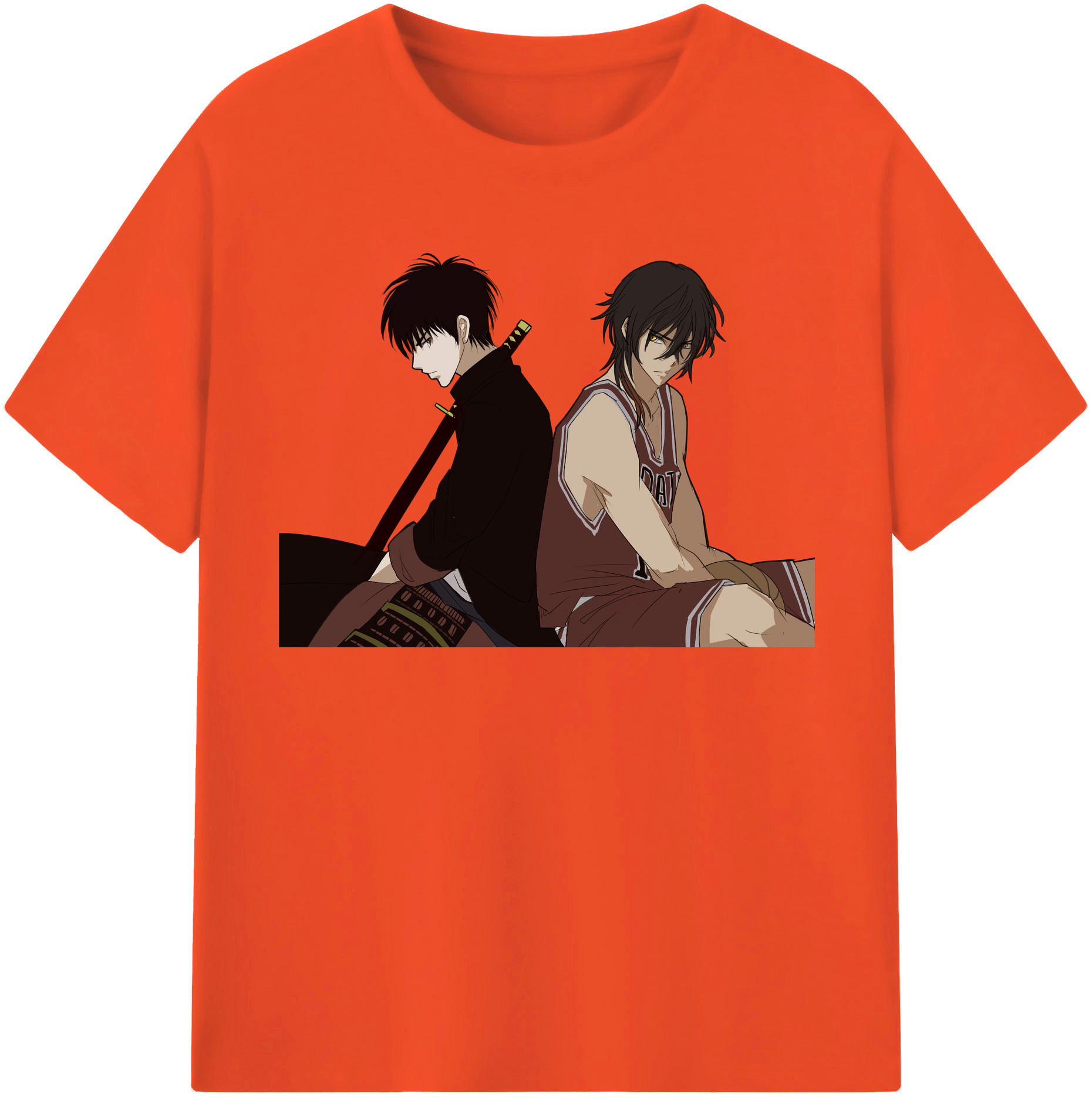 SLAM DUNK／スラムダンク 綿100％半袖Tシャツ（フロントプリント）
