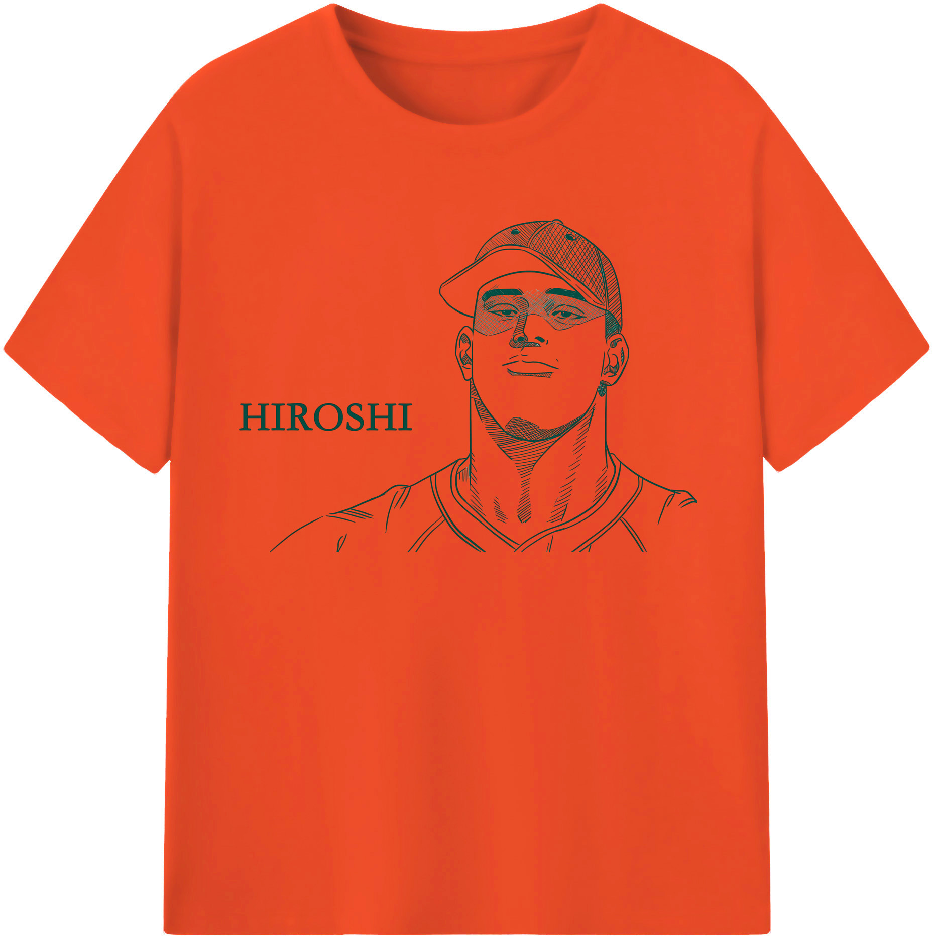 SLAM DUNK／スラムダンク 綿100％半袖Tシャツ（フロントプリント）