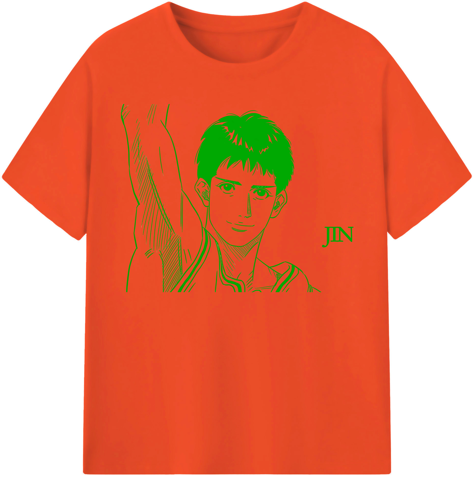 SLAM DUNK／スラムダンク 綿100％半袖Tシャツ（フロントプリント）