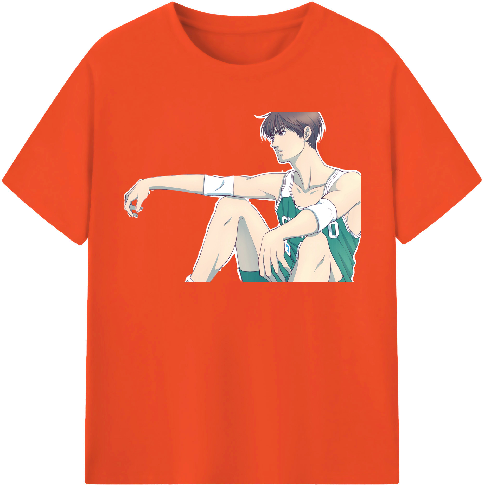 SLAM DUNK／スラムダンク 綿100％半袖Tシャツ（フロントプリント）