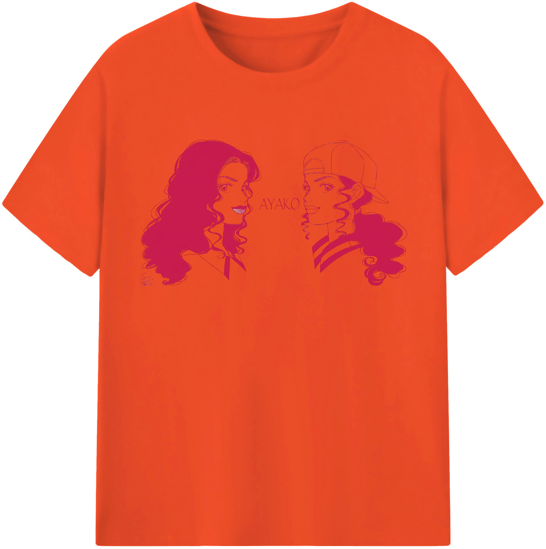 SLAM DUNK／スラムダンク 綿100％半袖Tシャツ（フロントプリント）
