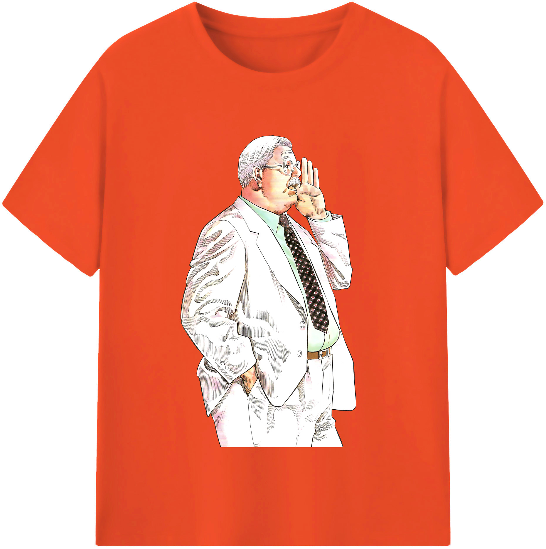 SLAM DUNK／スラムダンク 綿100％半袖Tシャツ（フロントプリント）