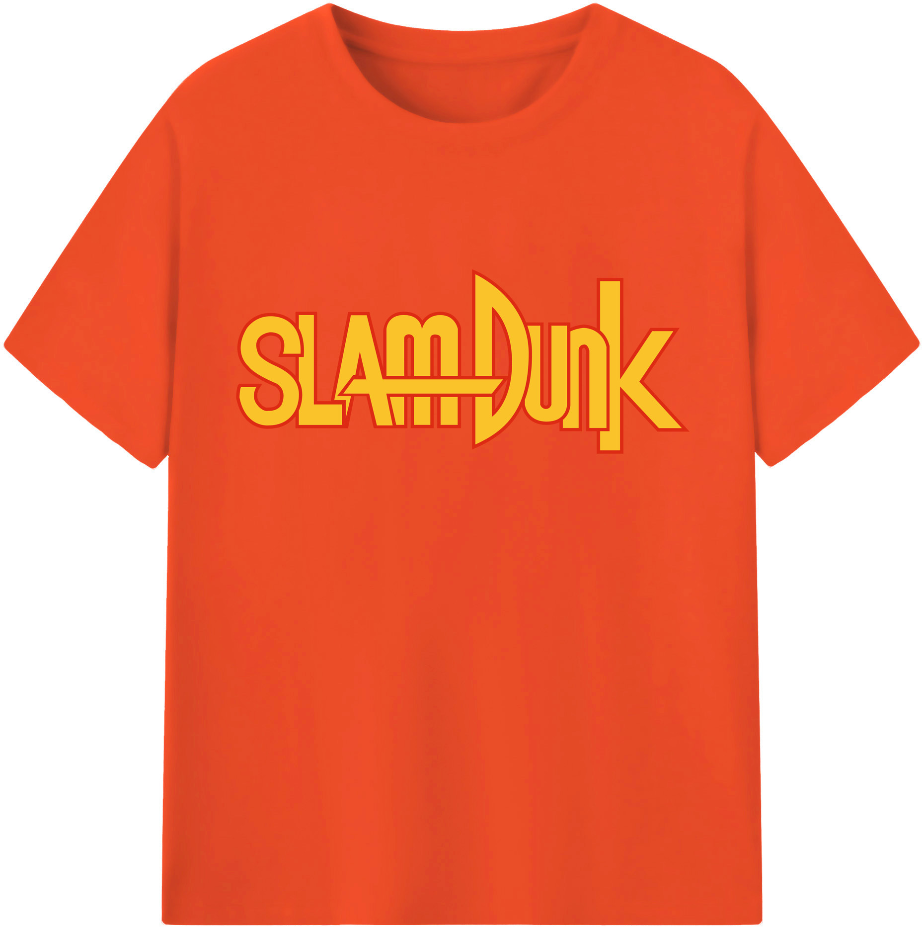 SLAM DUNK／スラムダンク 綿100％半袖Tシャツ（フロントプリント）