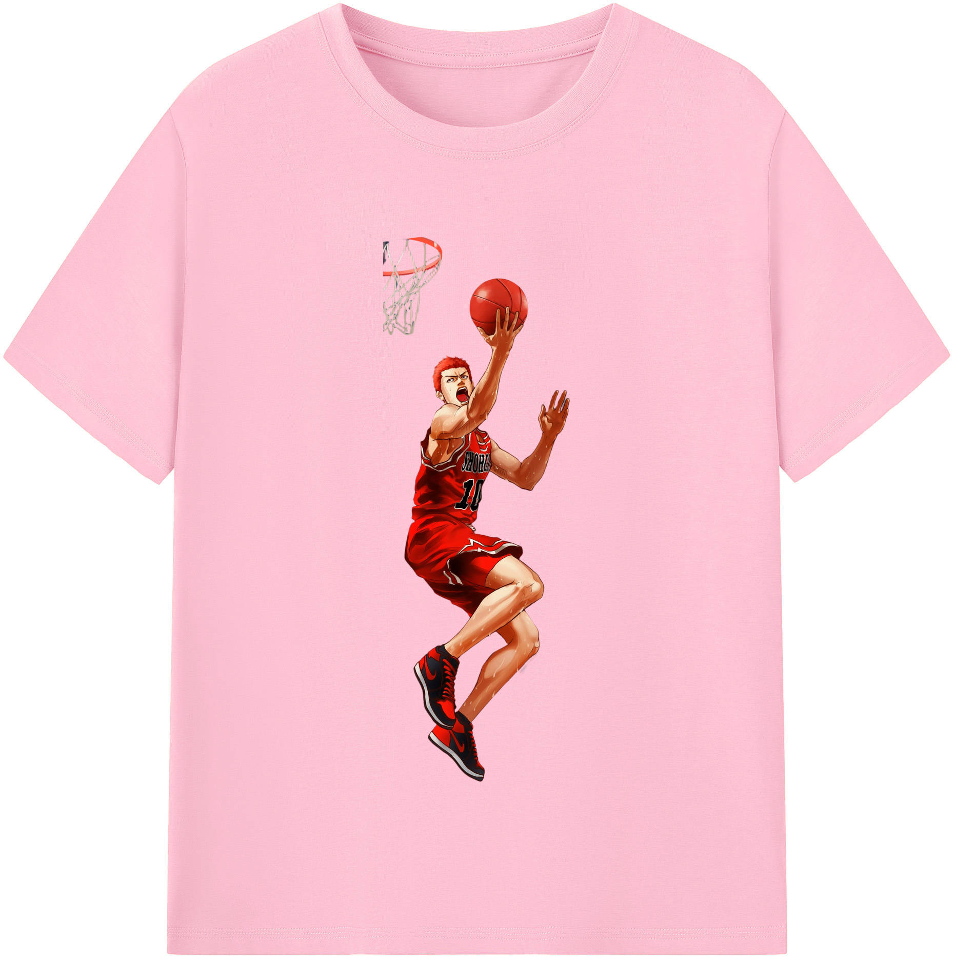 （画像用） SLAM DUNK／スラムダンク 綿100％半袖Tシャツ（フロントプリント）