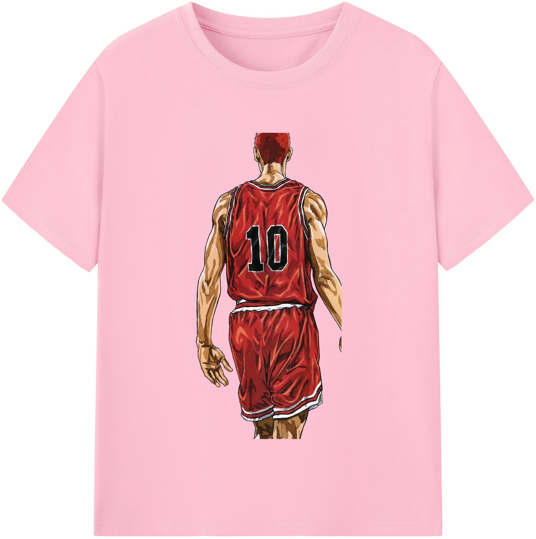 SLAM DUNK／スラムダンク 綿100％半袖Tシャツ（フロントプリント）