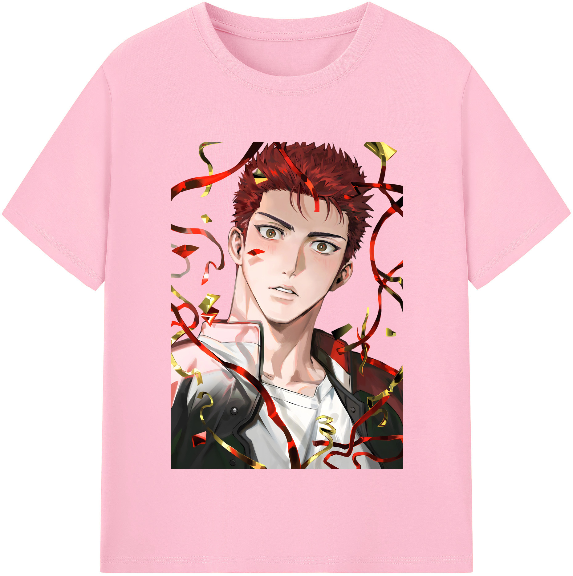 SLAM DUNK／スラムダンク 綿100％半袖Tシャツ（フロントプリント）
