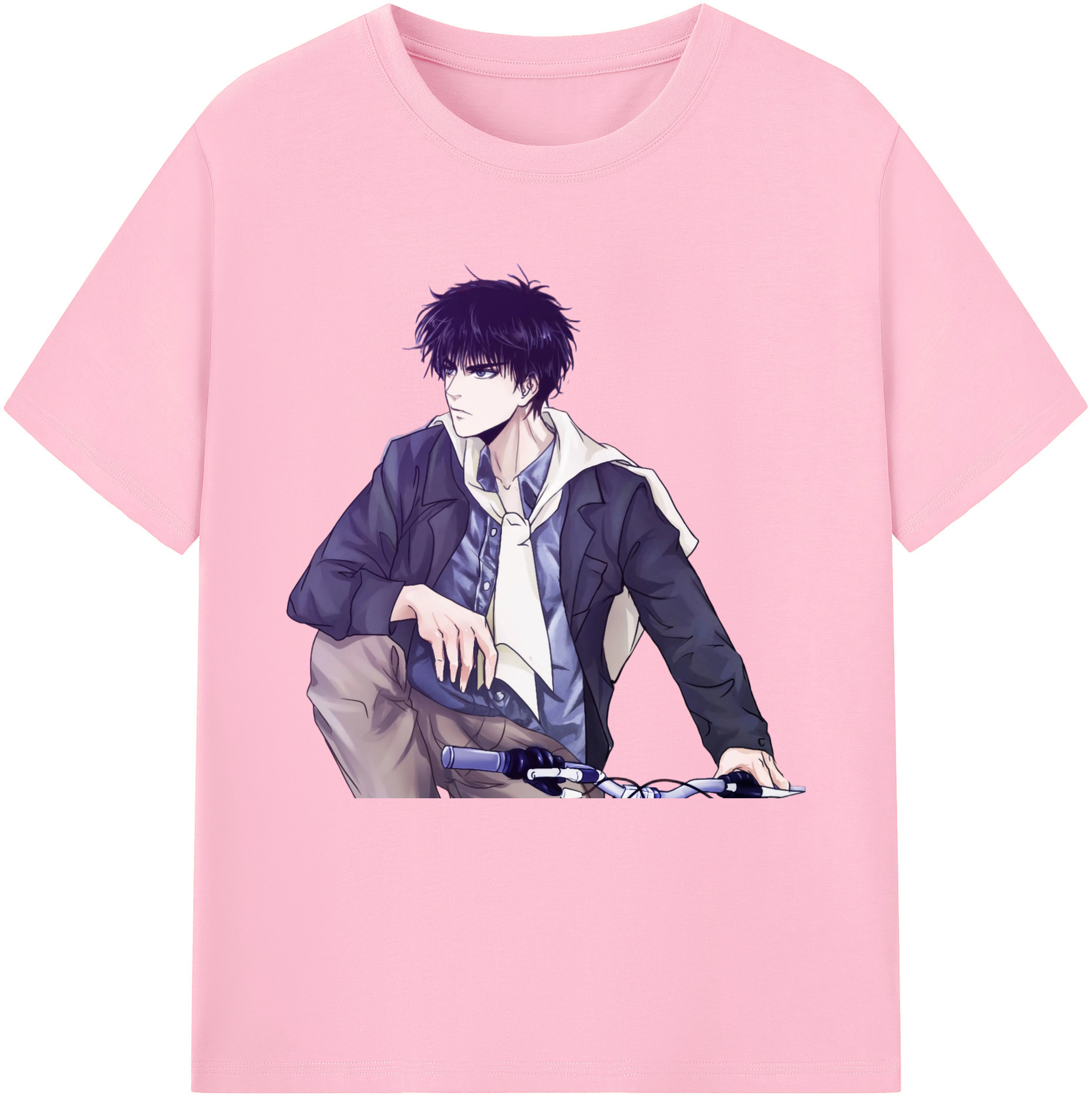 SLAM DUNK／スラムダンク 綿100％半袖Tシャツ（フロントプリント）