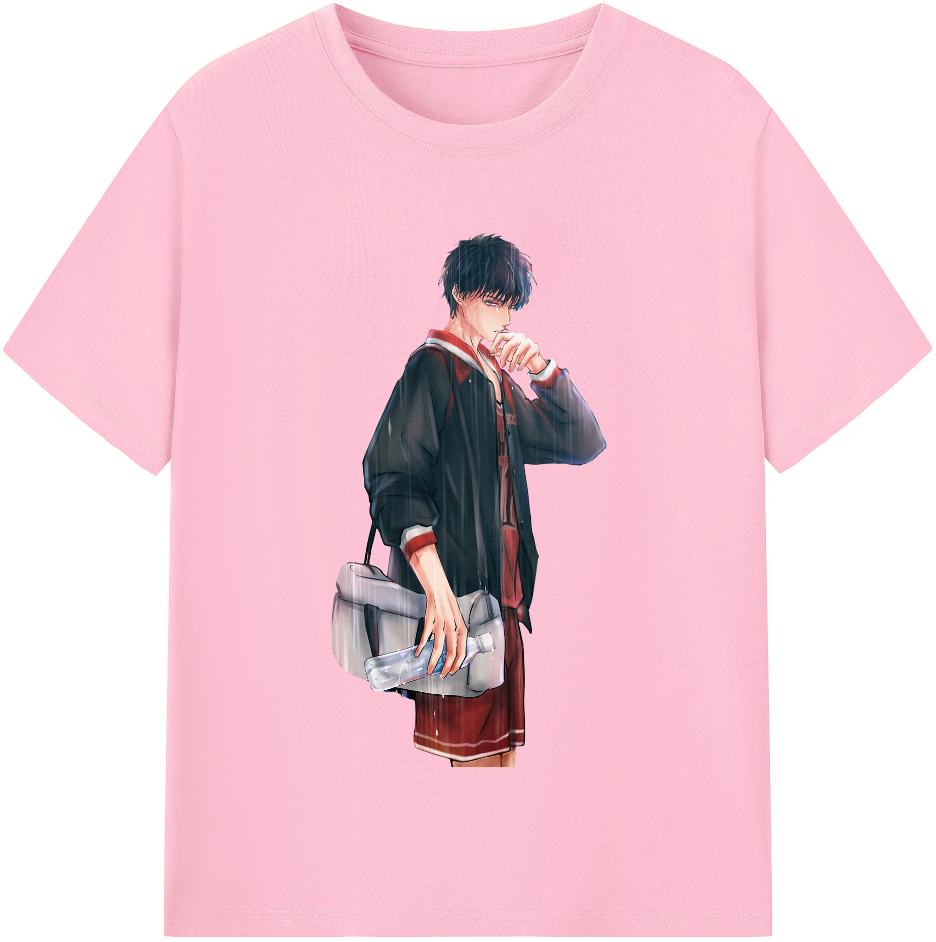 SLAM DUNK／スラムダンク 綿100％半袖Tシャツ（フロントプリント）