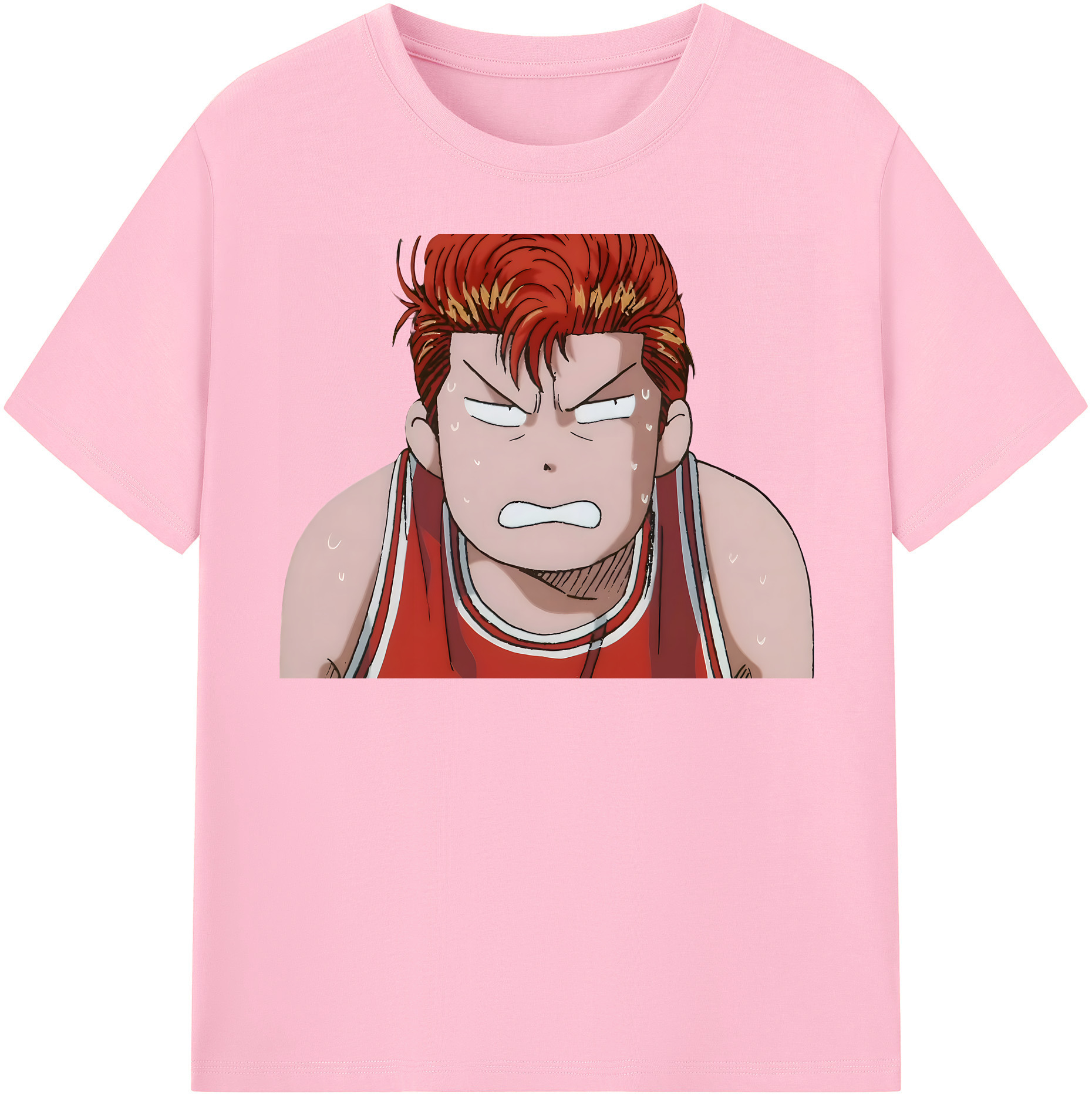 SLAM DUNK／スラムダンク 綿100％半袖Tシャツ（フロントプリント）