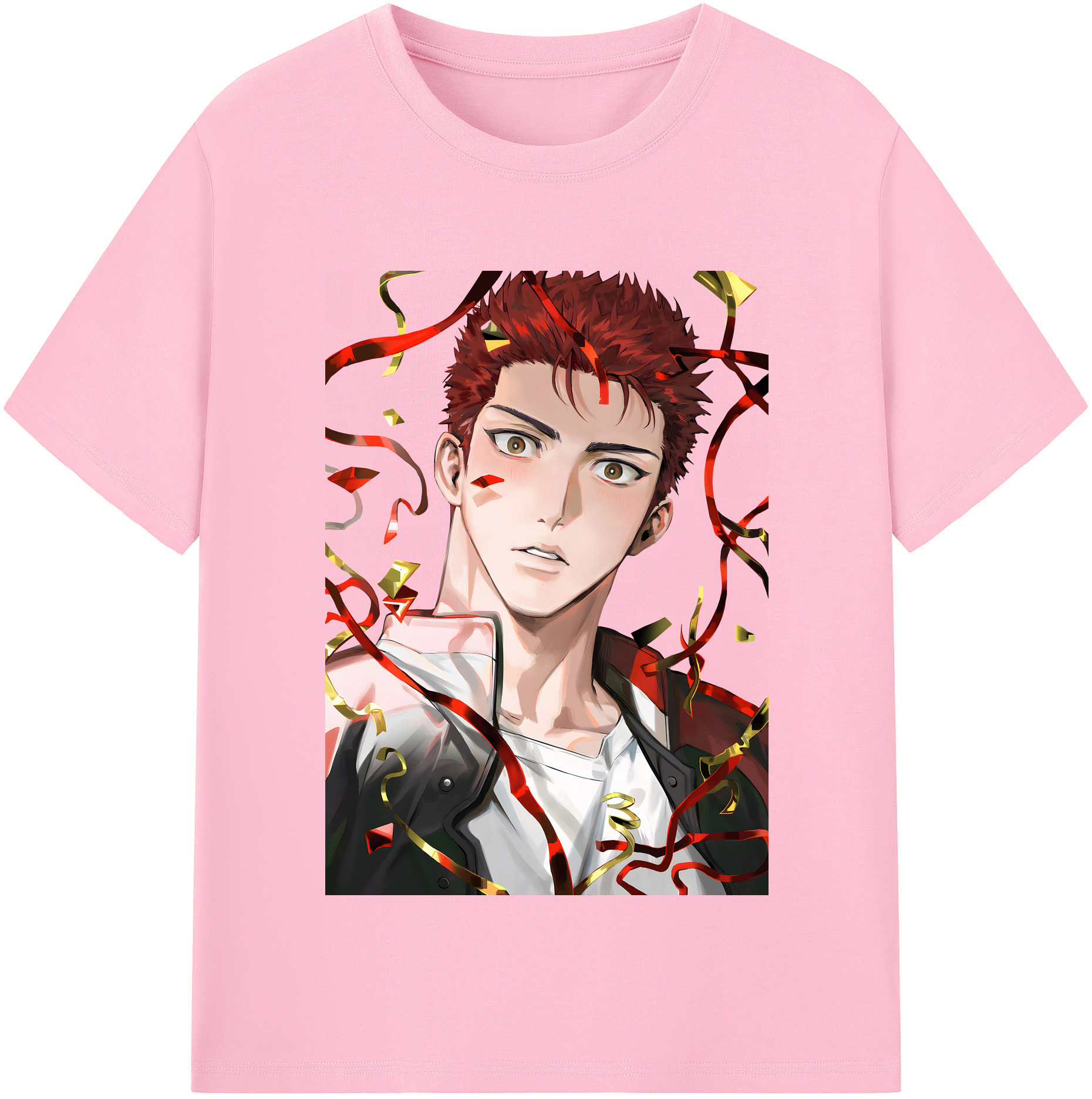 SLAM DUNK／スラムダンク 綿100％半袖Tシャツ（フロントプリント）
