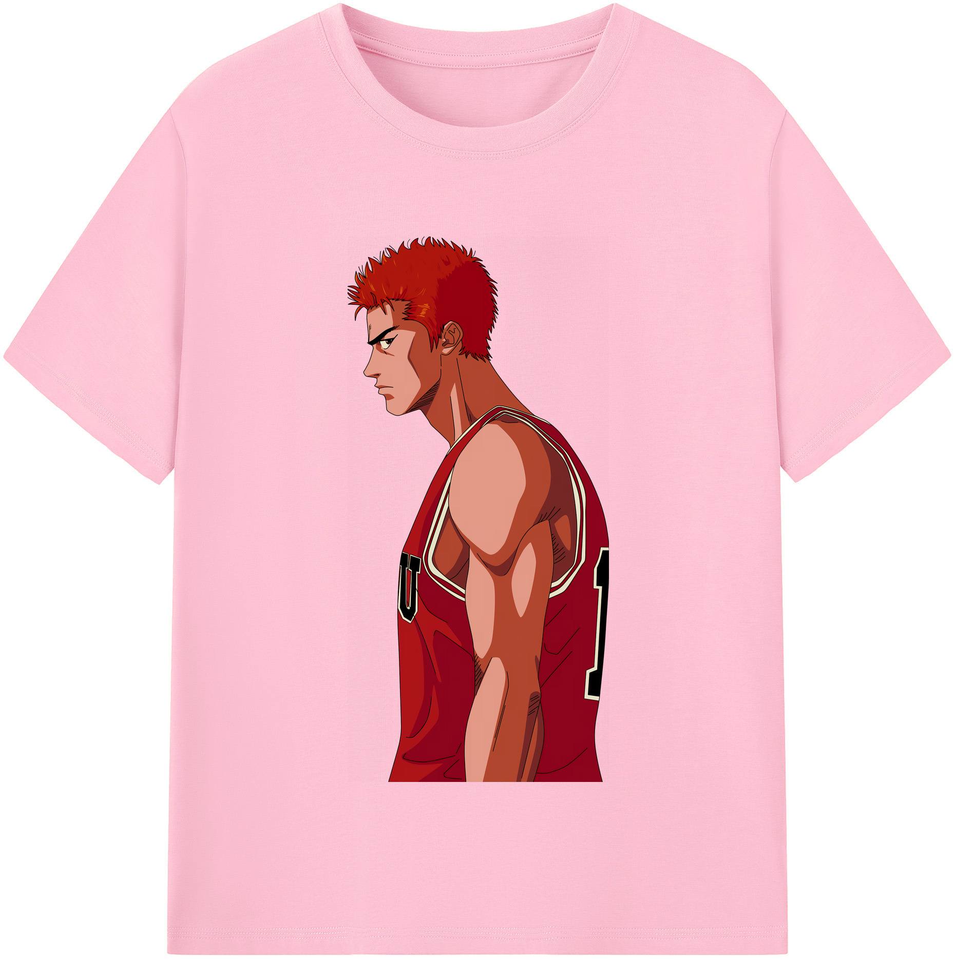 SLAM DUNK／スラムダンク 綿100％半袖Tシャツ（フロントプリント）