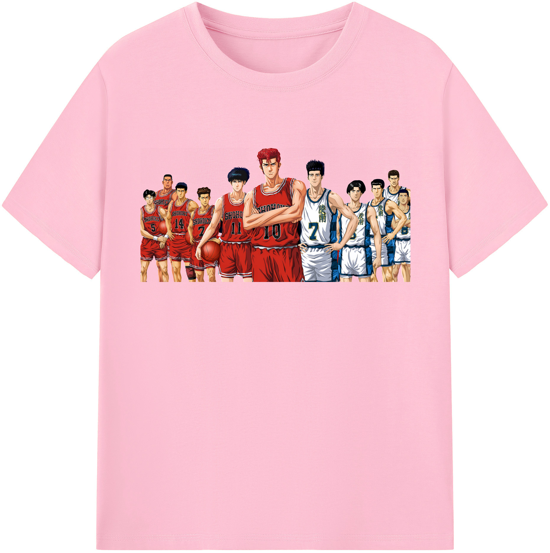 （画像用） SLAM DUNK／スラムダンク 綿100％半袖Tシャツ（フロントプリント）