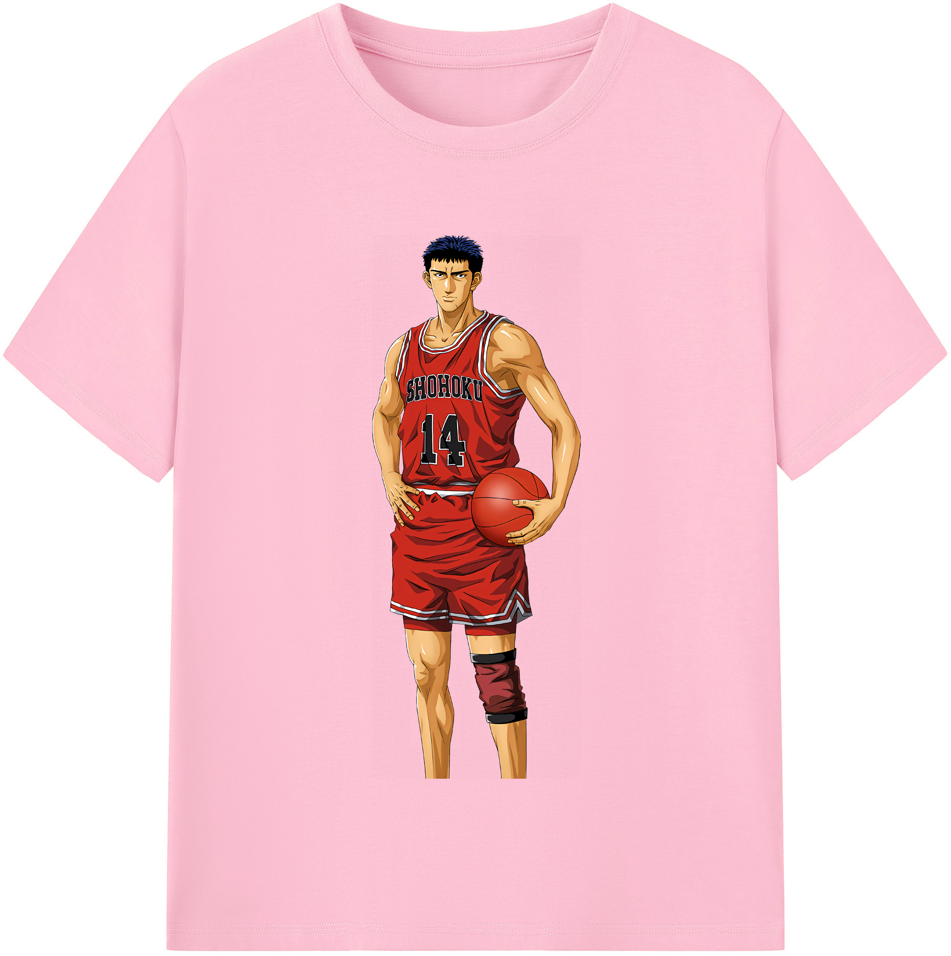 SLAM DUNK／スラムダンク 綿100％半袖Tシャツ（フロントプリント）