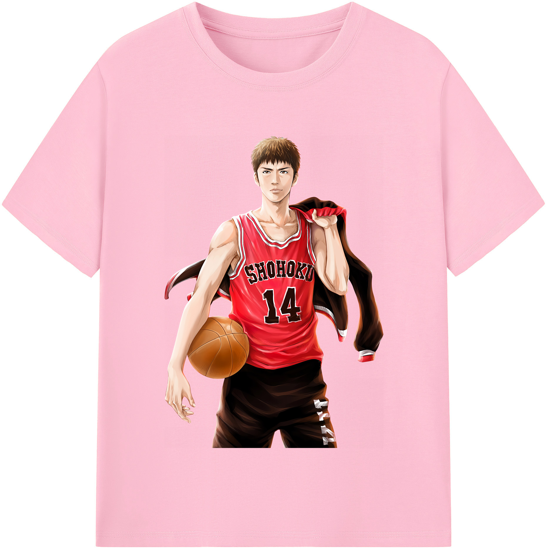 （画像用） SLAM DUNK／スラムダンク 綿100％半袖Tシャツ（フロントプリント）