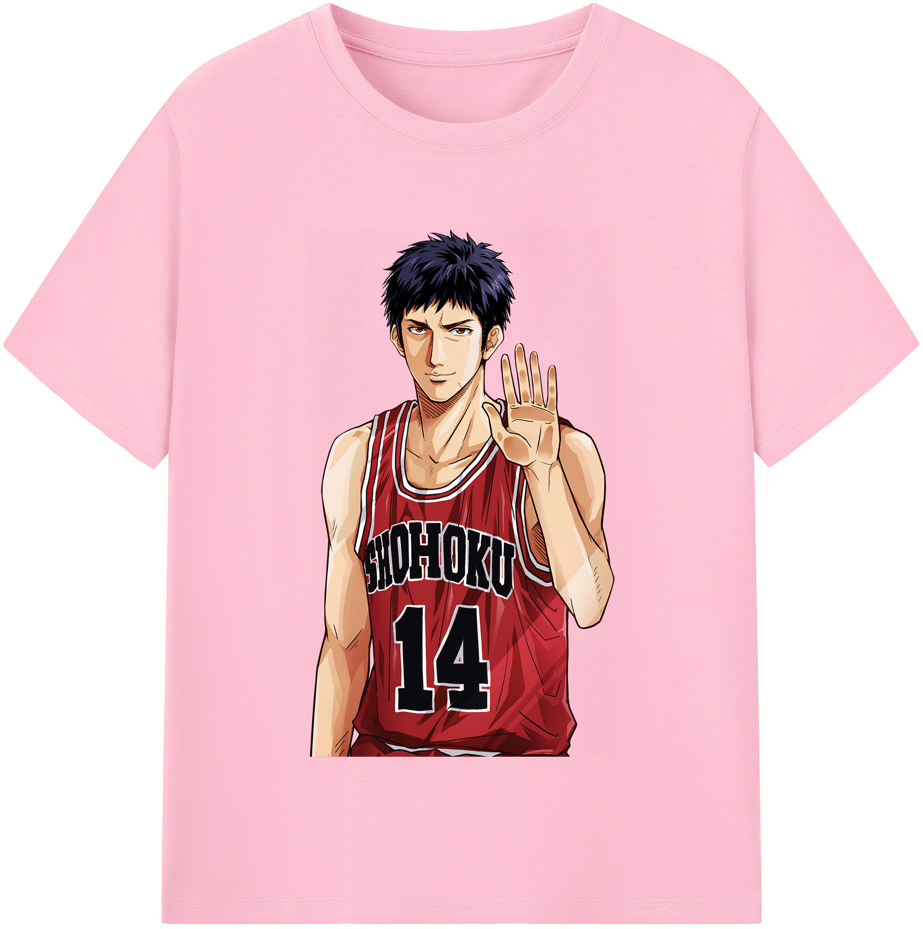 （画像用） SLAM DUNK／スラムダンク 綿100％半袖Tシャツ（フロントプリント）