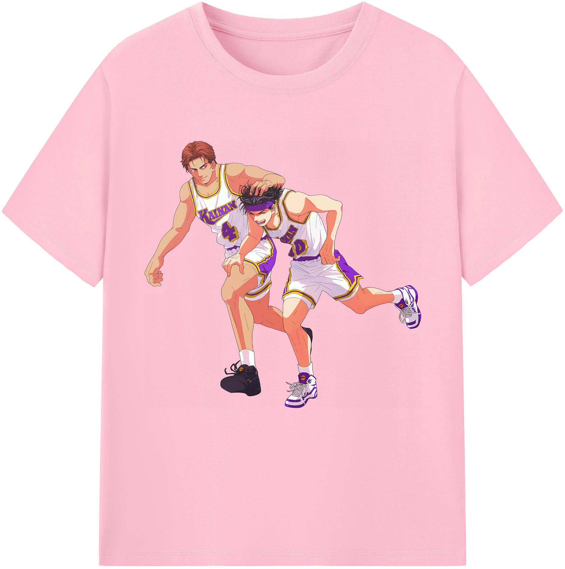 （画像用） SLAM DUNK／スラムダンク 綿100％半袖Tシャツ（フロントプリント）