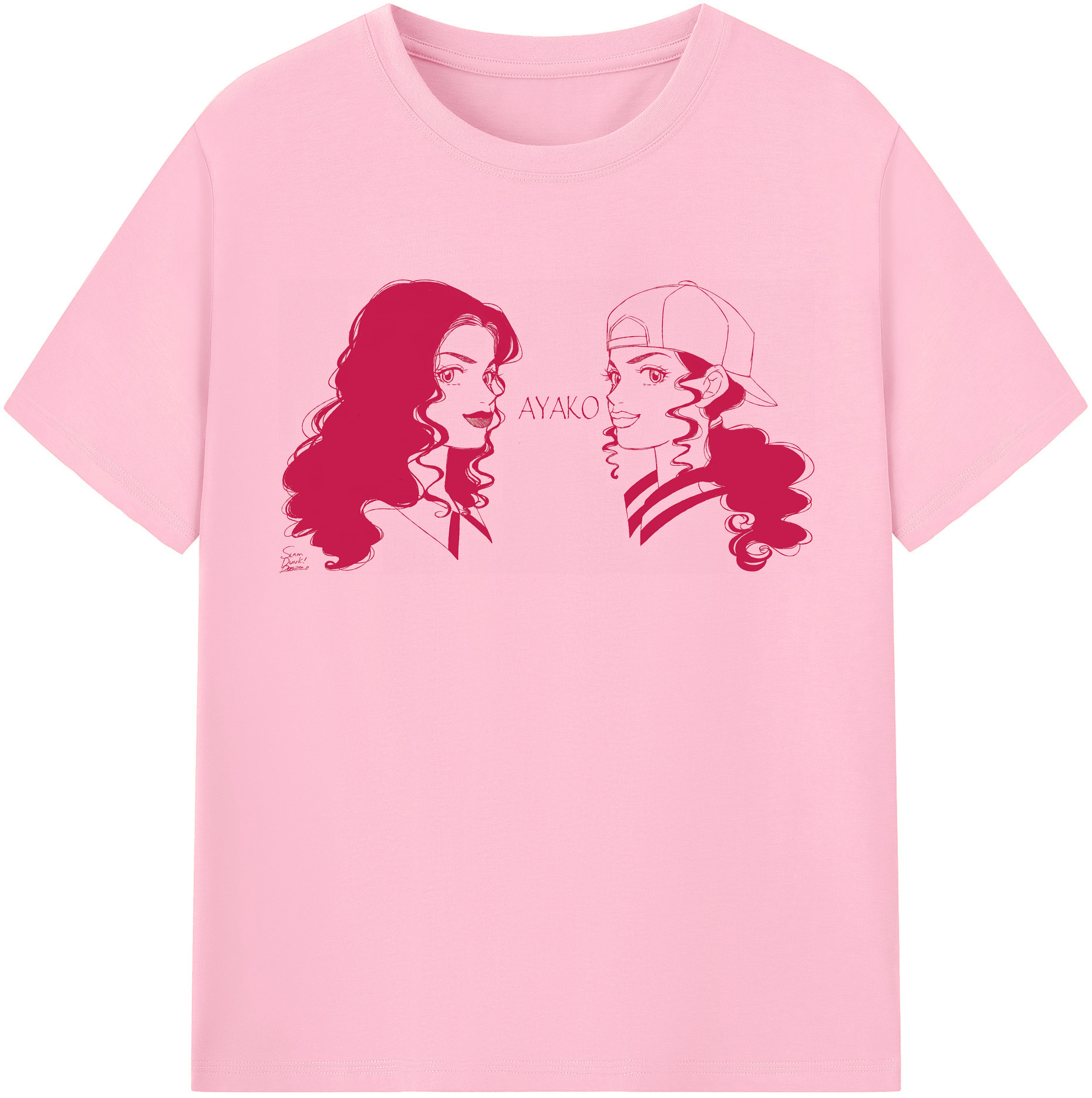 SLAM DUNK／スラムダンク 綿100％半袖Tシャツ（フロントプリント）