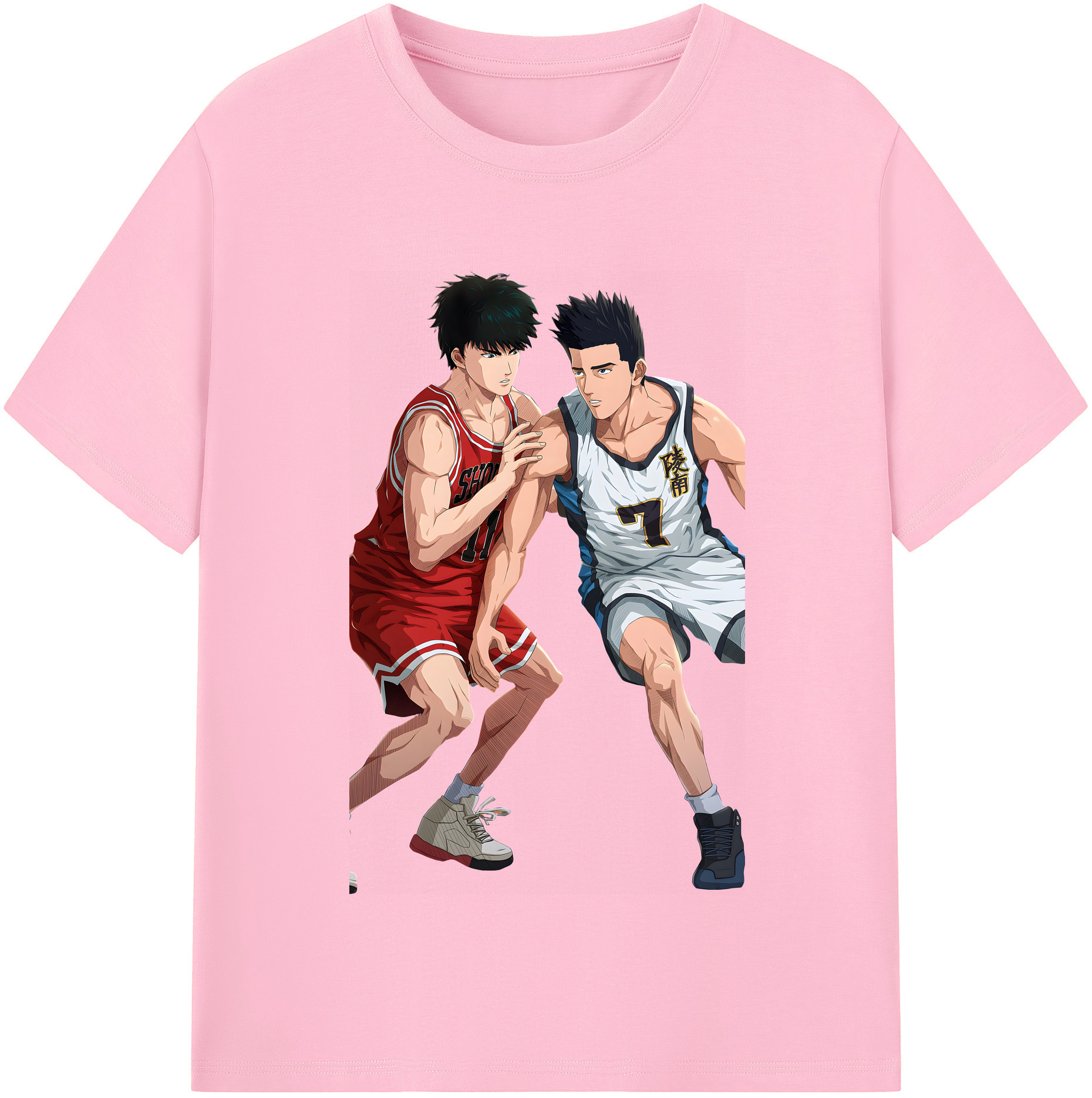 （画像用） SLAM DUNK／スラムダンク 綿100％半袖Tシャツ（フロントプリント）