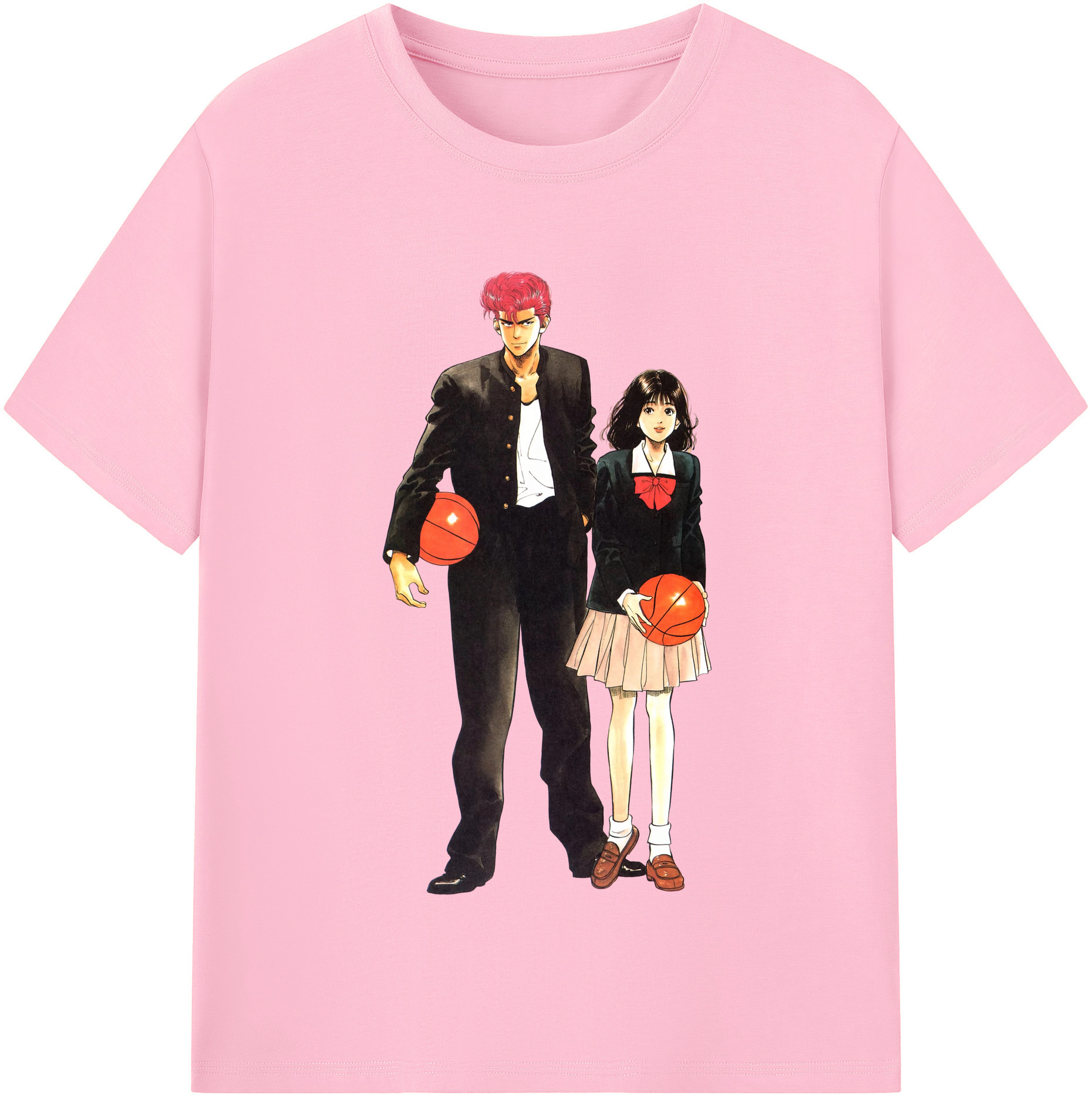 （画像用） SLAM DUNK／スラムダンク 綿100％半袖Tシャツ（フロントプリント）