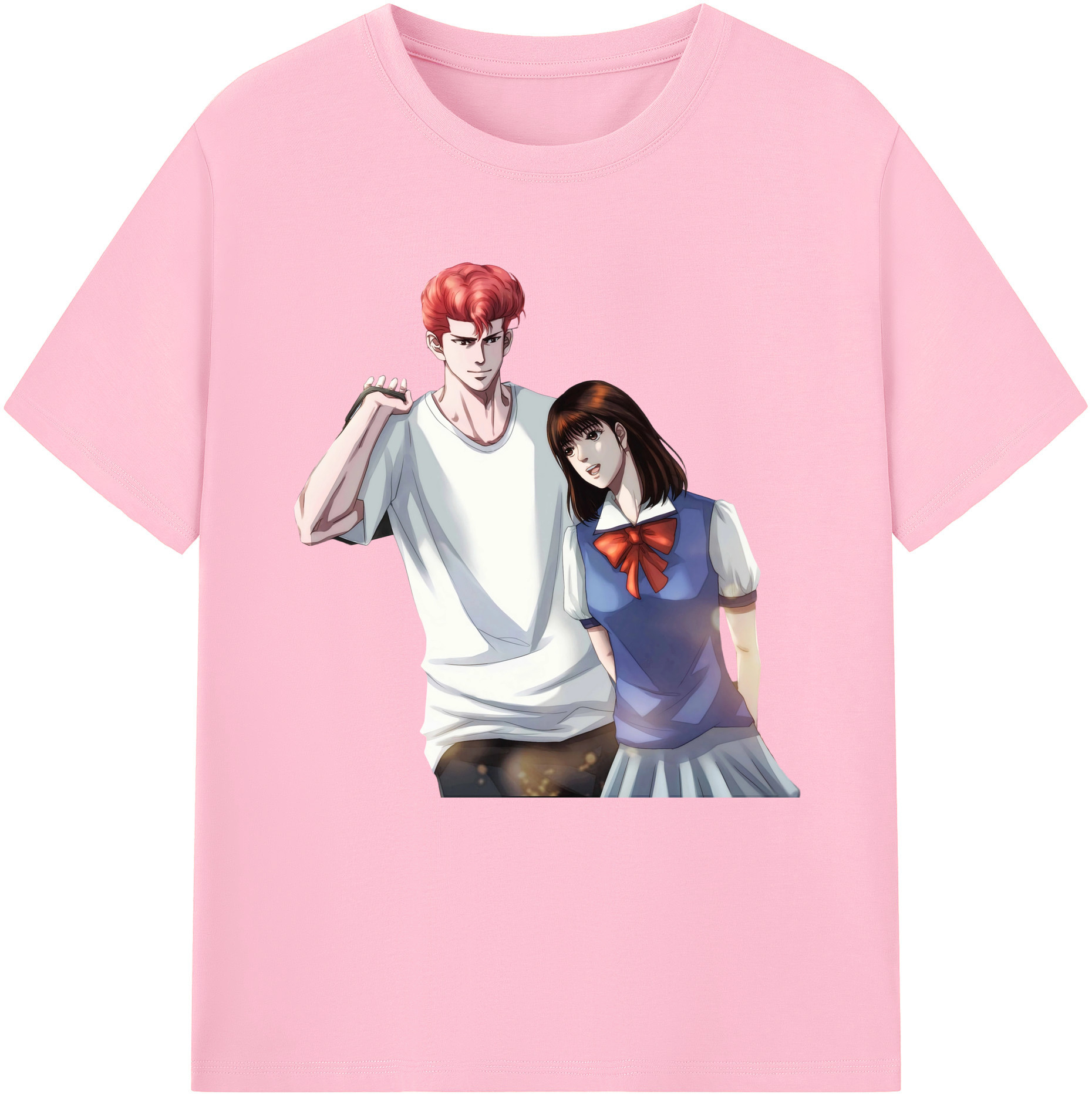SLAM DUNK／スラムダンク 綿100％半袖Tシャツ（フロントプリント）