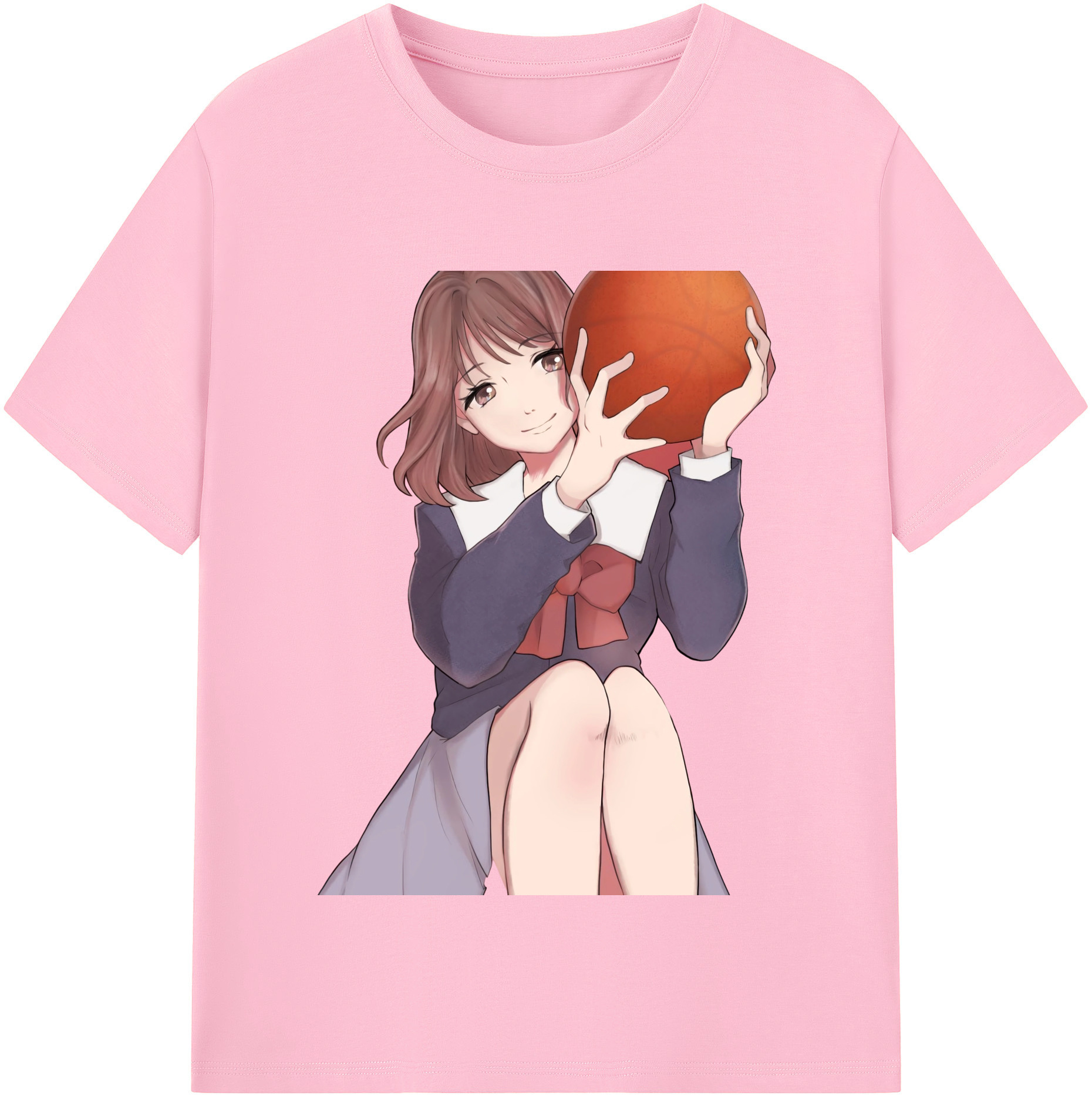 SLAM DUNK／スラムダンク 綿100％半袖Tシャツ（フロントプリント）