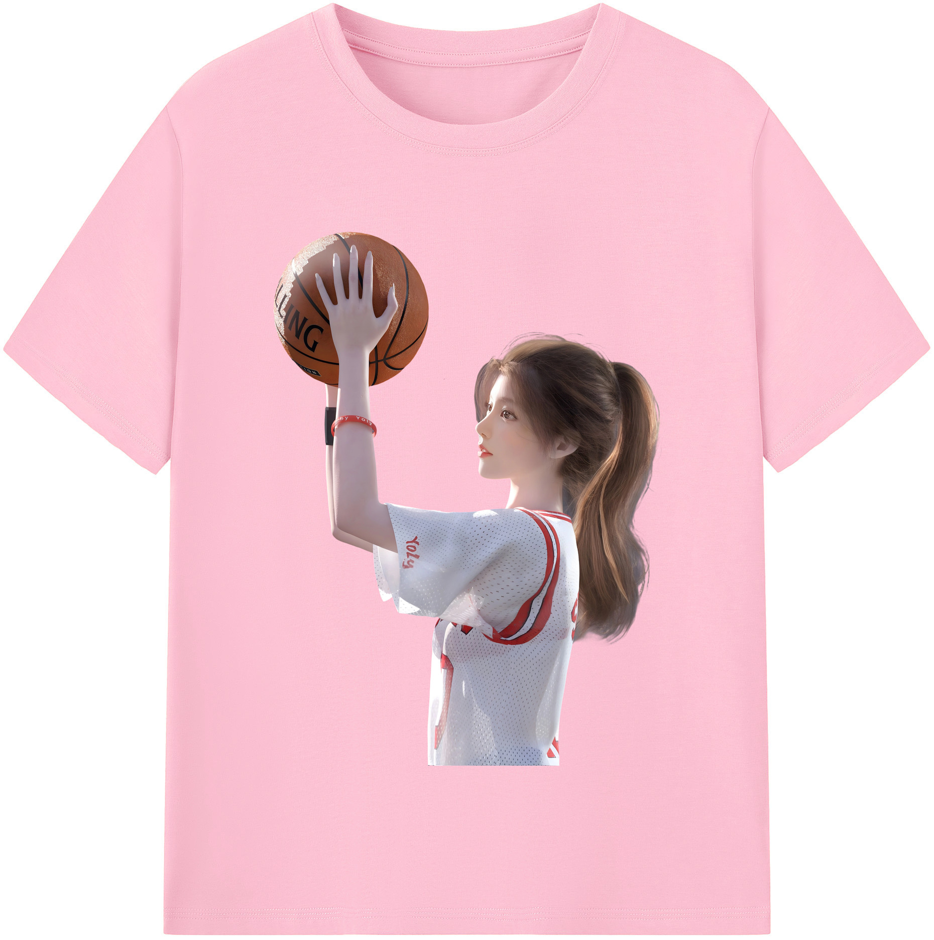 SLAM DUNK／スラムダンク 綿100％半袖Tシャツ（フロントプリント）