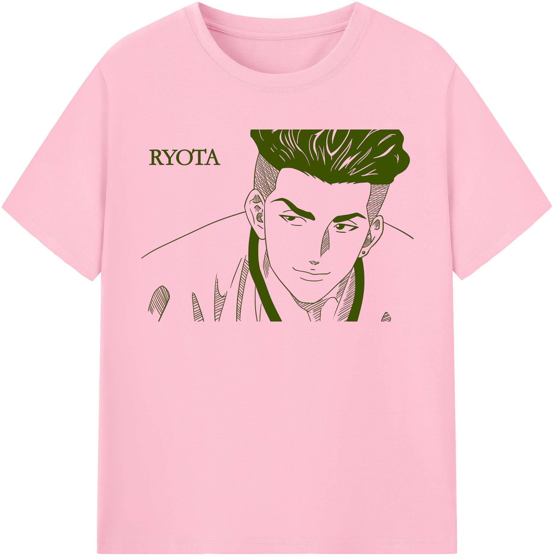 SLAM DUNK／スラムダンク 綿100％半袖Tシャツ（フロントプリント）
