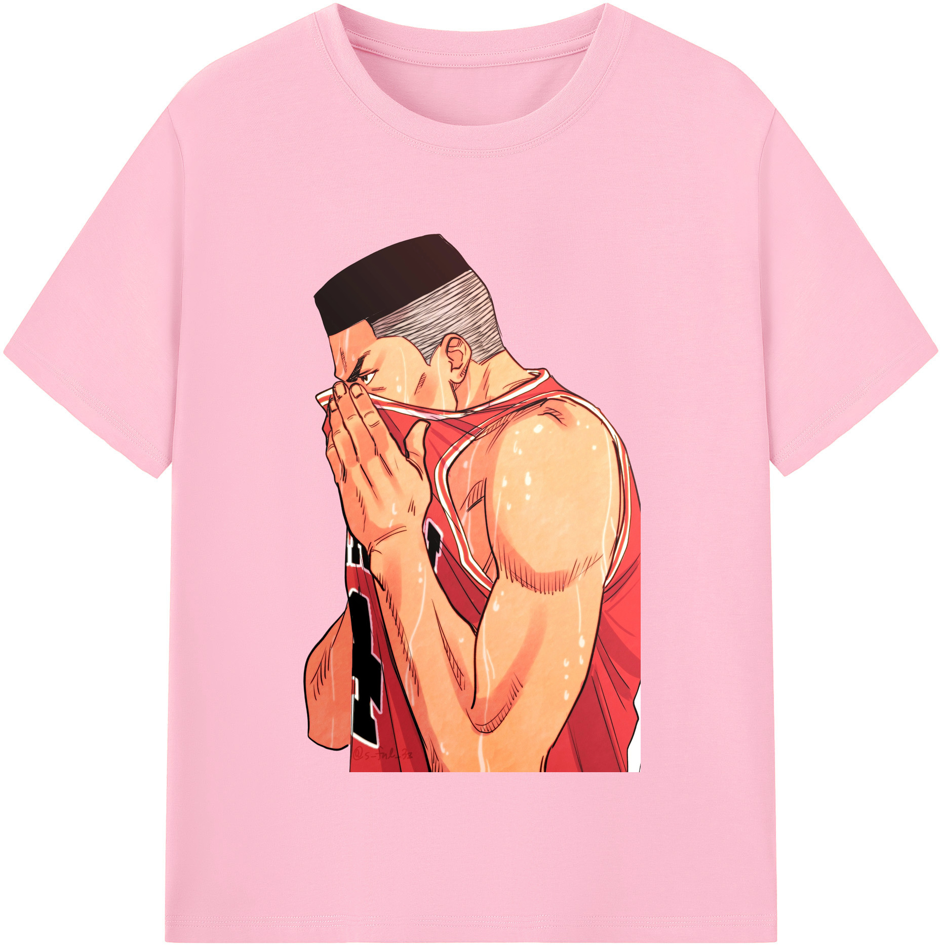 SLAM DUNK／スラムダンク 綿100％半袖Tシャツ（フロントプリント）