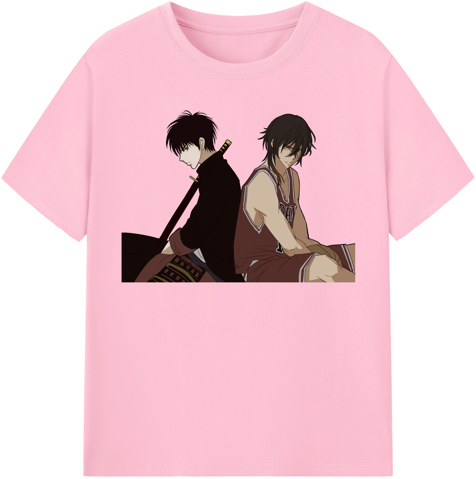 SLAM DUNK／スラムダンク 綿100％半袖Tシャツ（フロントプリント）