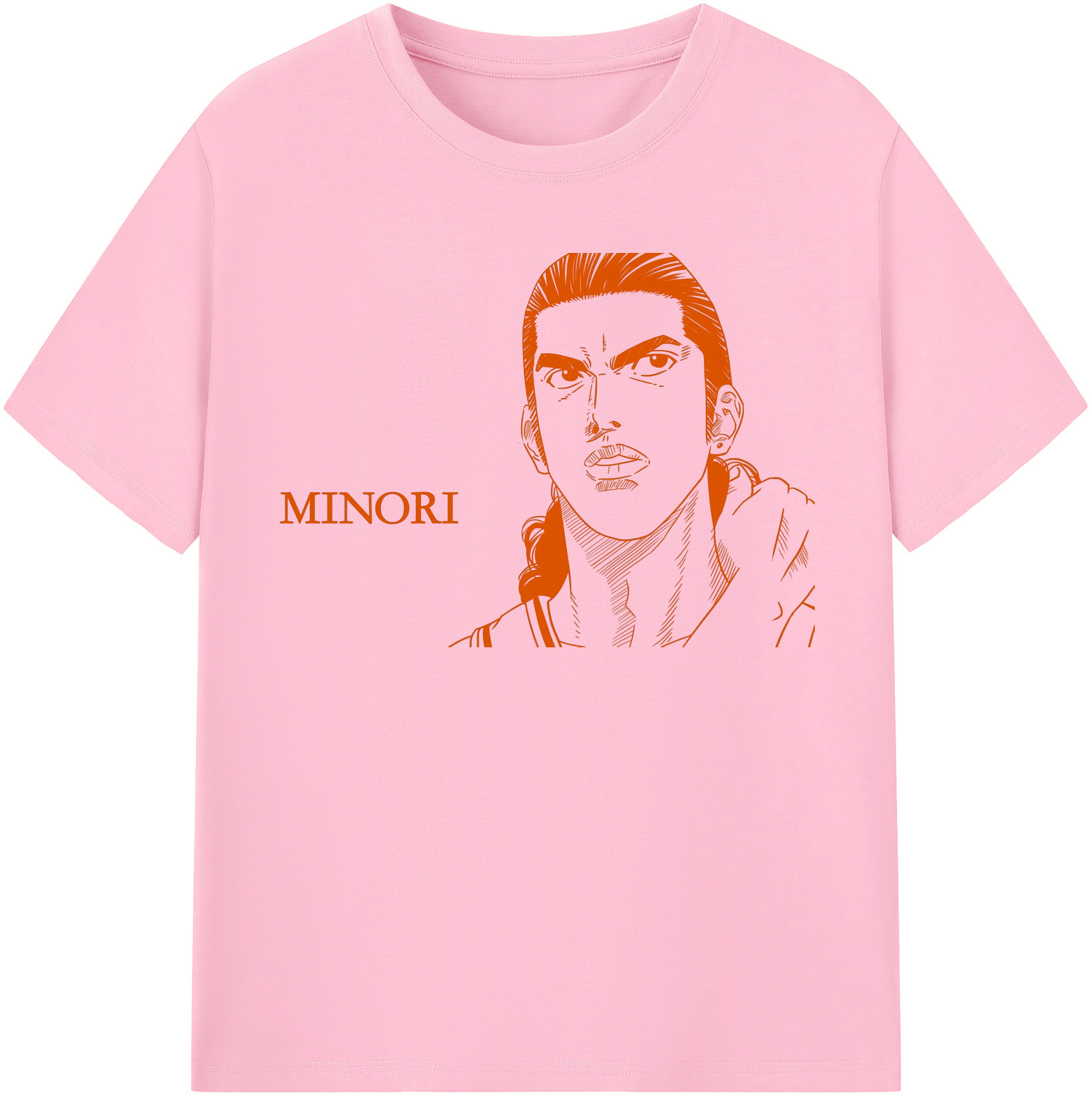 SLAM DUNK／スラムダンク 綿100％半袖Tシャツ（フロントプリント）