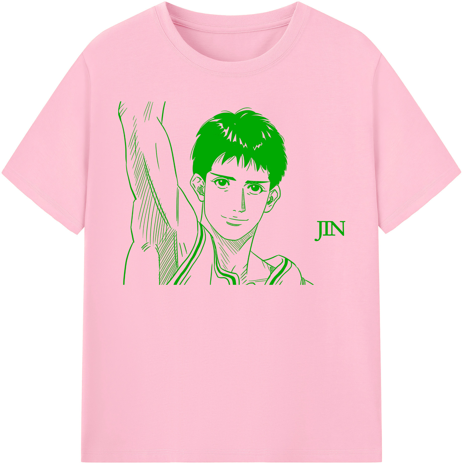 SLAM DUNK／スラムダンク 綿100％半袖Tシャツ（フロントプリント）