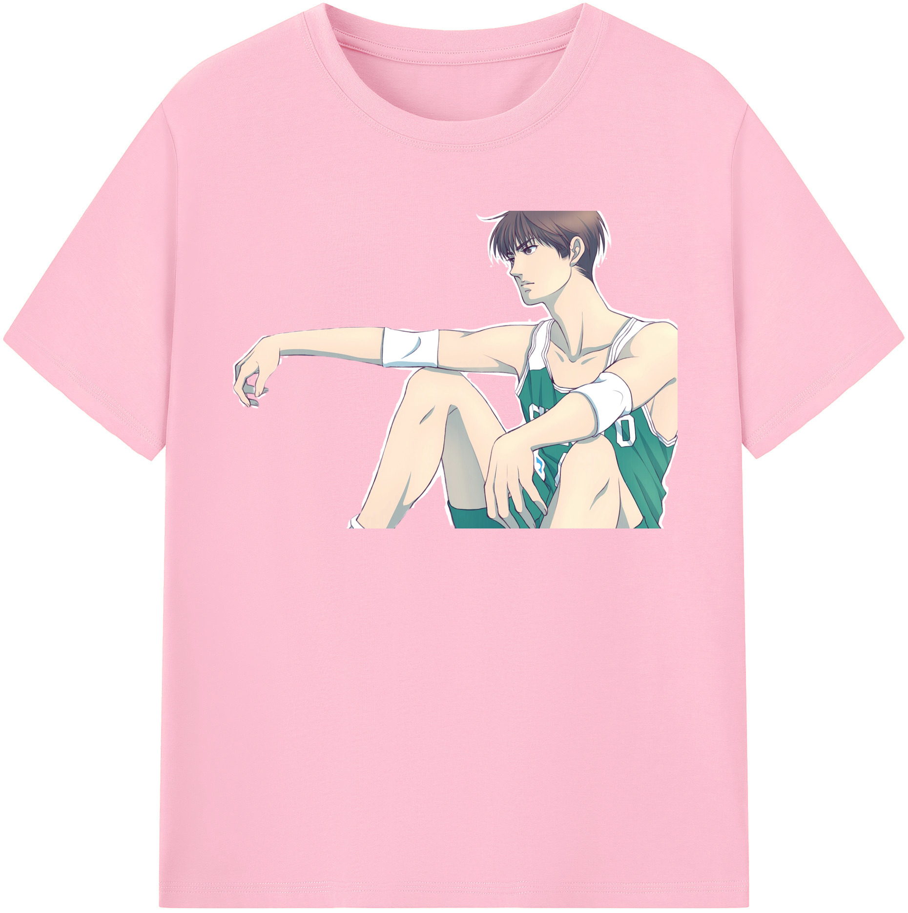 SLAM DUNK／スラムダンク 綿100％半袖Tシャツ（フロントプリント）