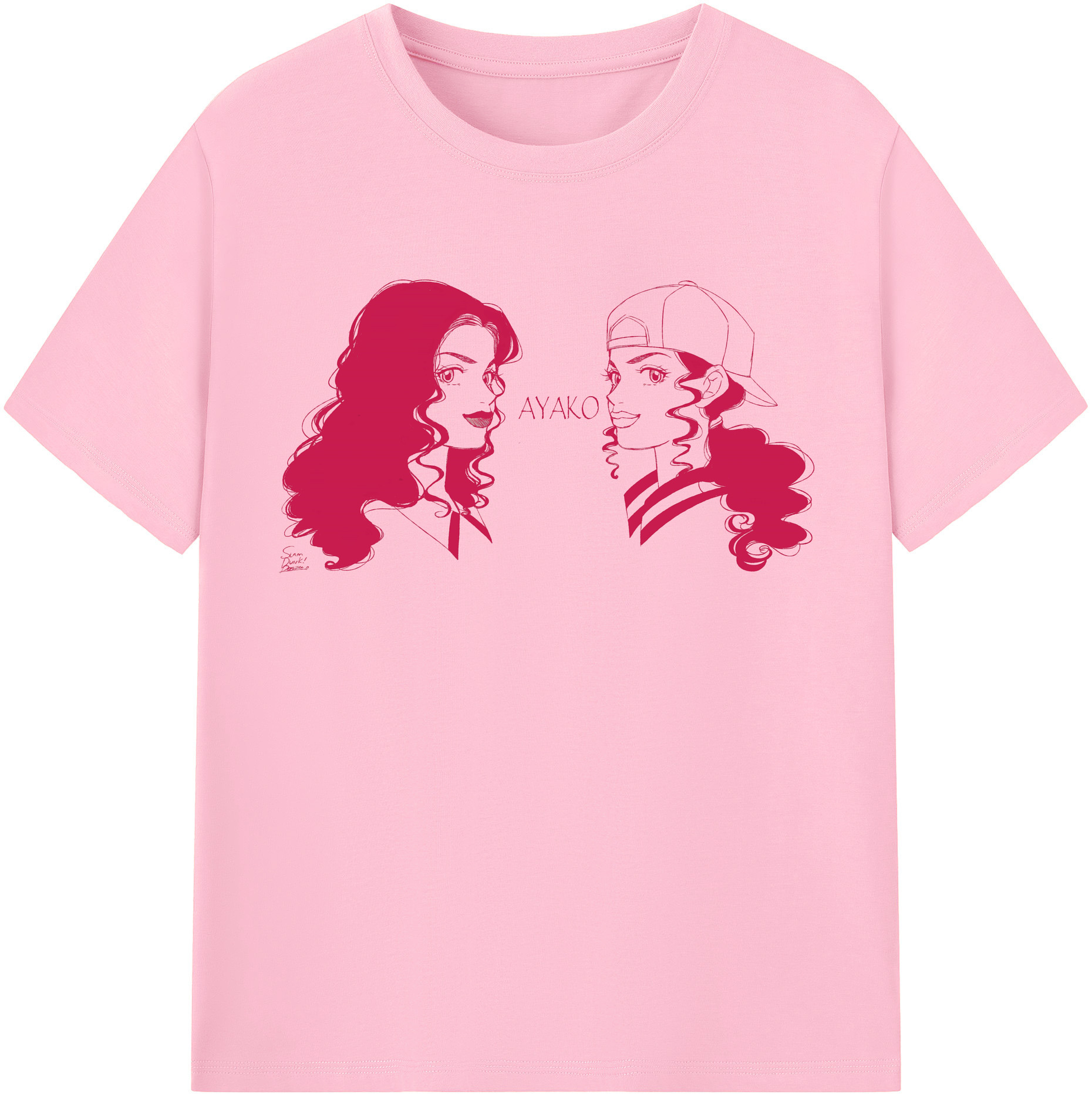 SLAM DUNK／スラムダンク 綿100％半袖Tシャツ（フロントプリント）