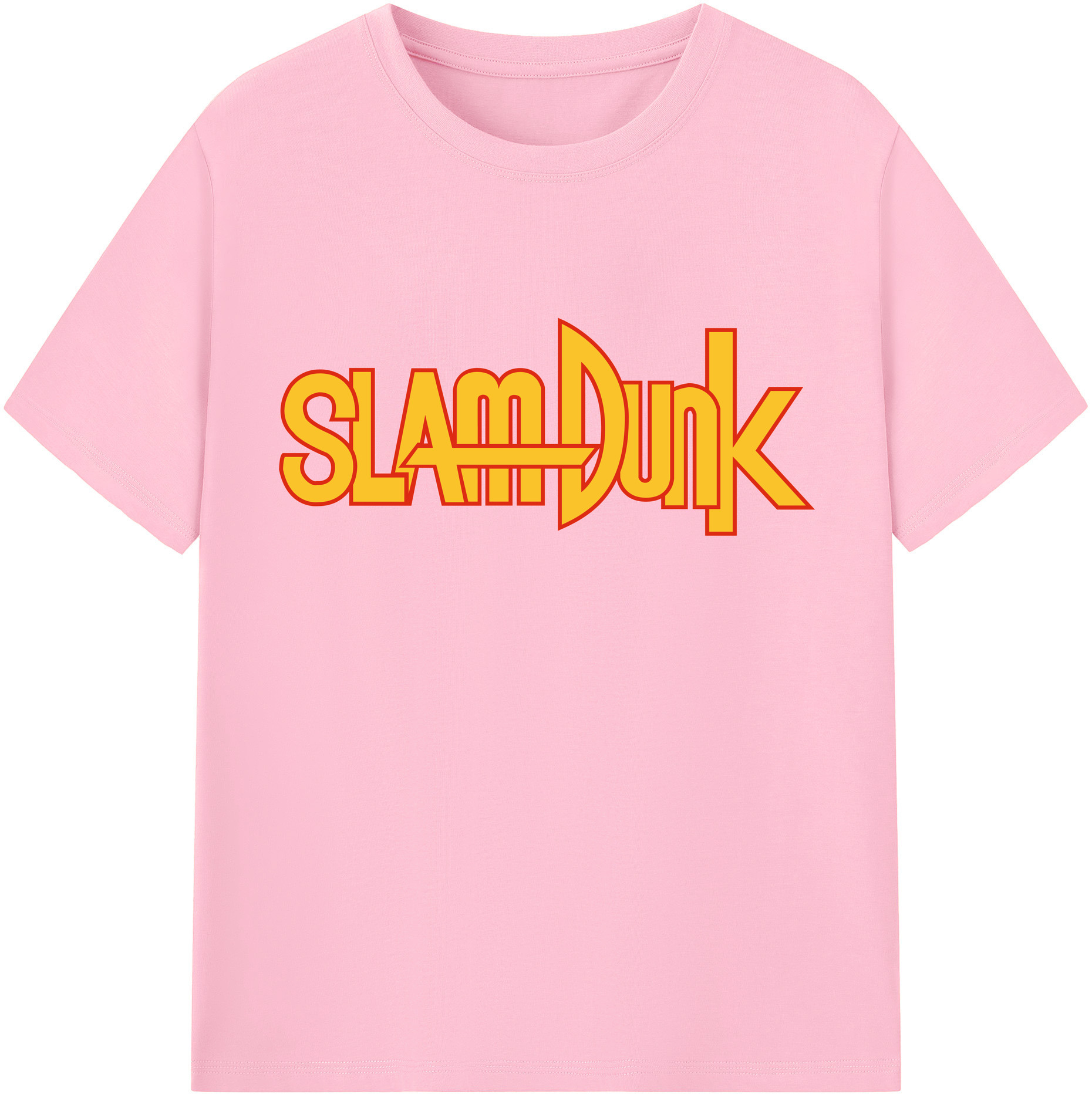 SLAM DUNK／スラムダンク 綿100％半袖Tシャツ（フロントプリント）